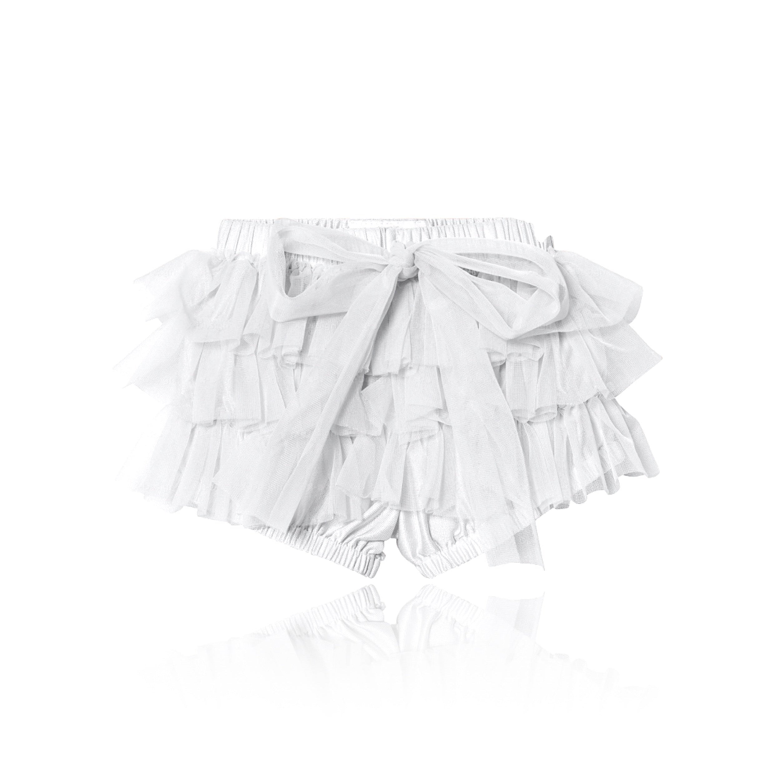DOLLY by Le Petit Tom ® FRILLY PANTS Tutu Bloomer off-white