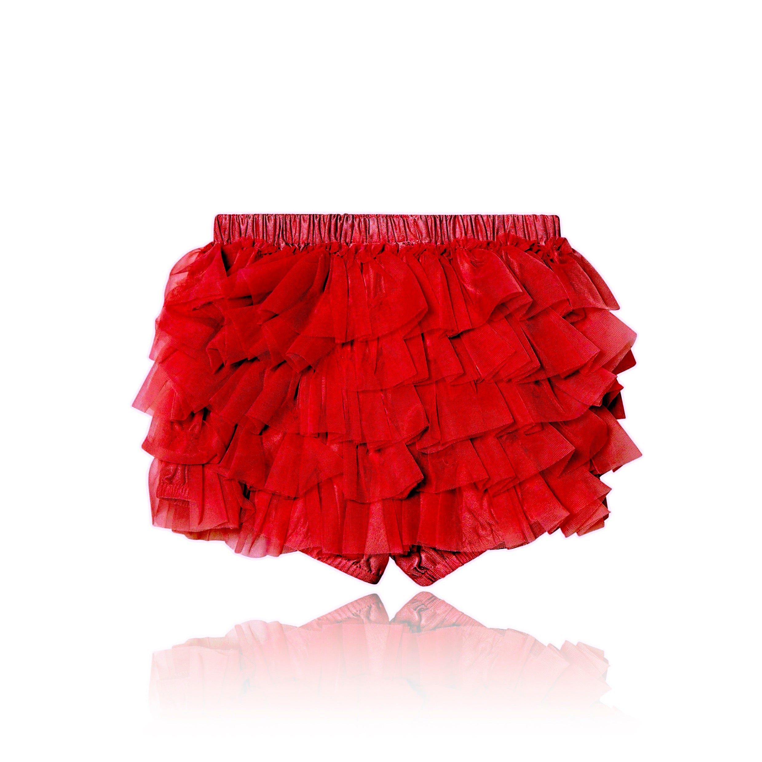 DOLLY by Le Petit Tom ® FRILLY PANTS Tutu Bloomer red