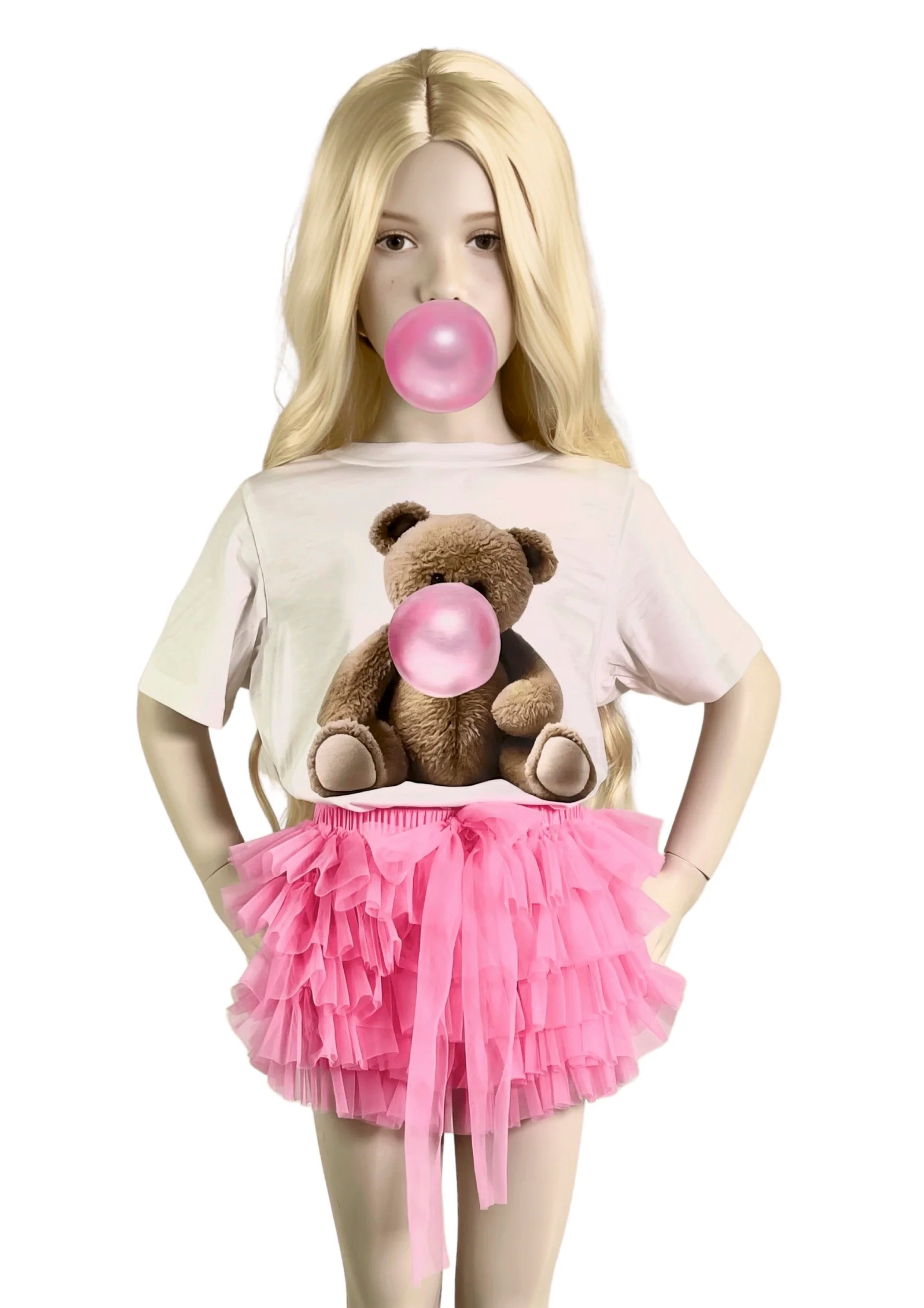 DOLLY PINK PLEASE! FRILLY PANTS TUTU BLOOMER Aurora Bubblegum pink