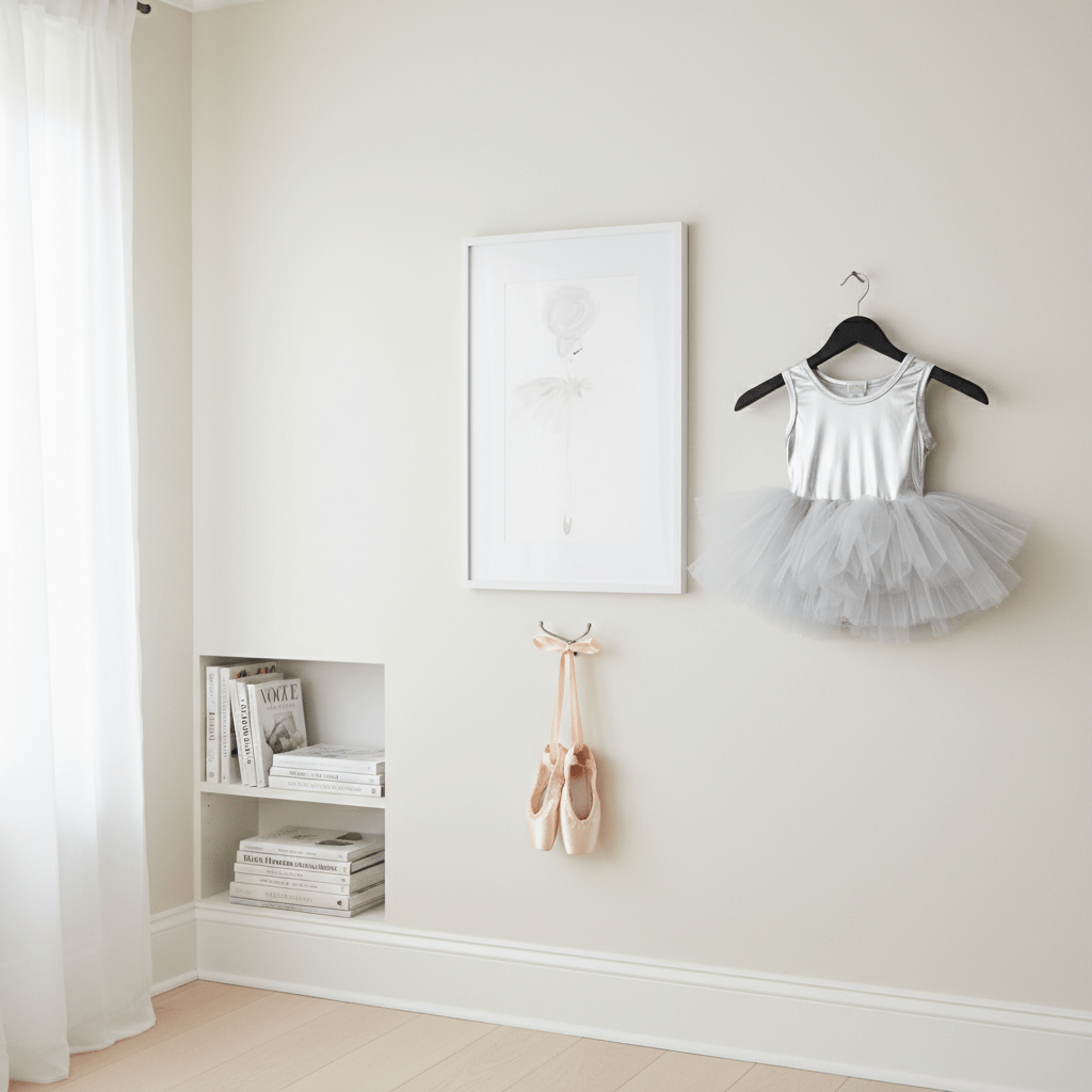 DOLLY Sunny Silver Watercolor Art Work on Matte Paper Framed Poster With Mat