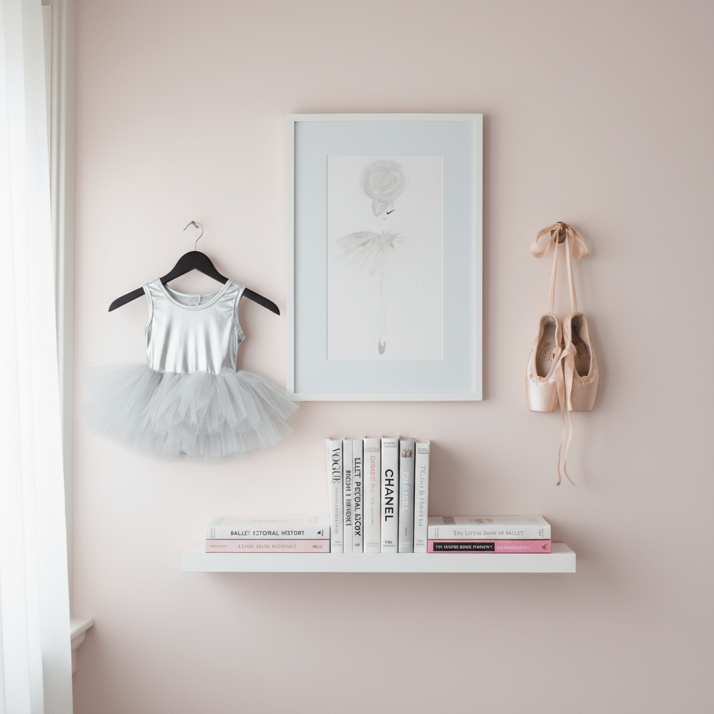 DOLLY Sunny Silver Watercolor Art Work on Matte Paper Framed Poster With Mat