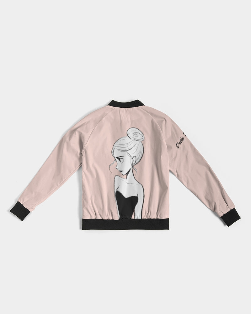 DOLLY DOODLING Ballerina Dolly pink Women's Bomber Jacket