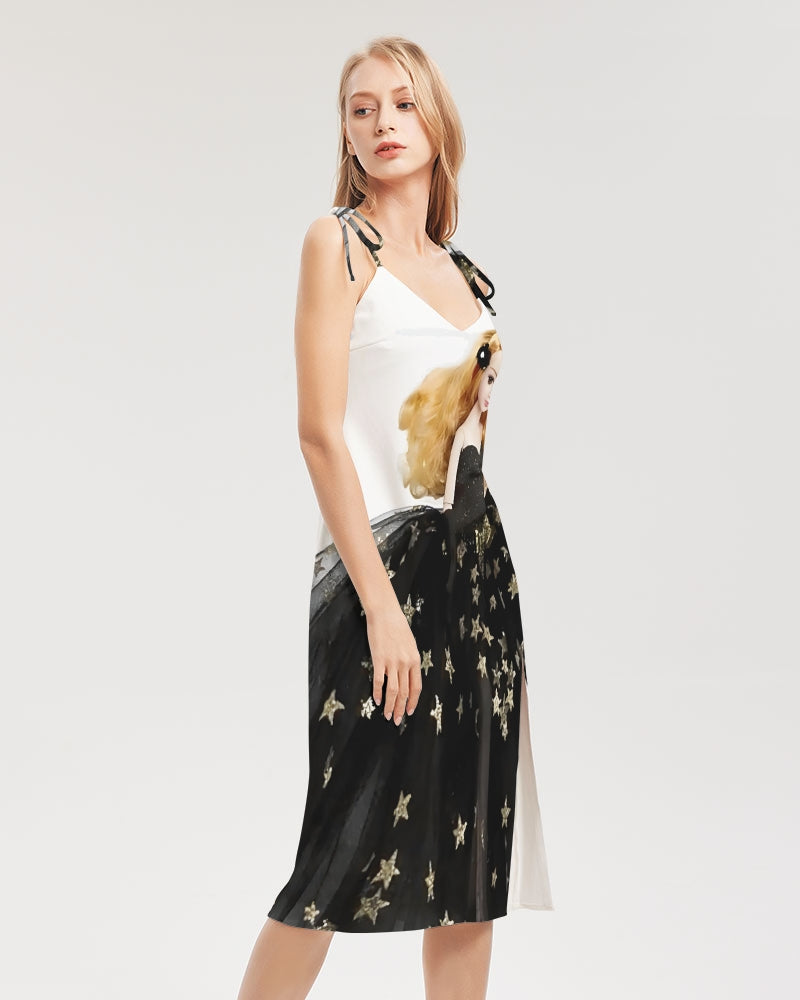 DOLLY® Fashion Doll Star Women's Tie Strap Split Dress