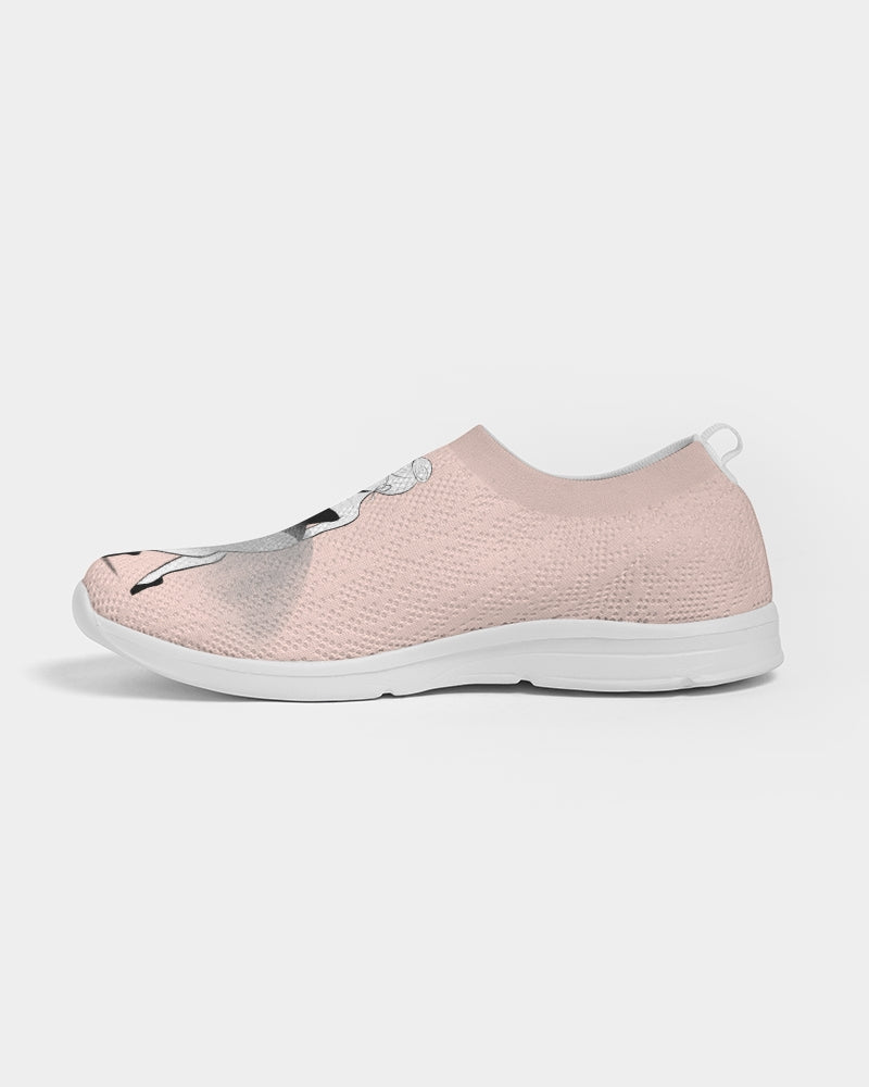 DOLLY DOODLING Ballerina Dolly pink Women's Slip-On Flyknit Shoe