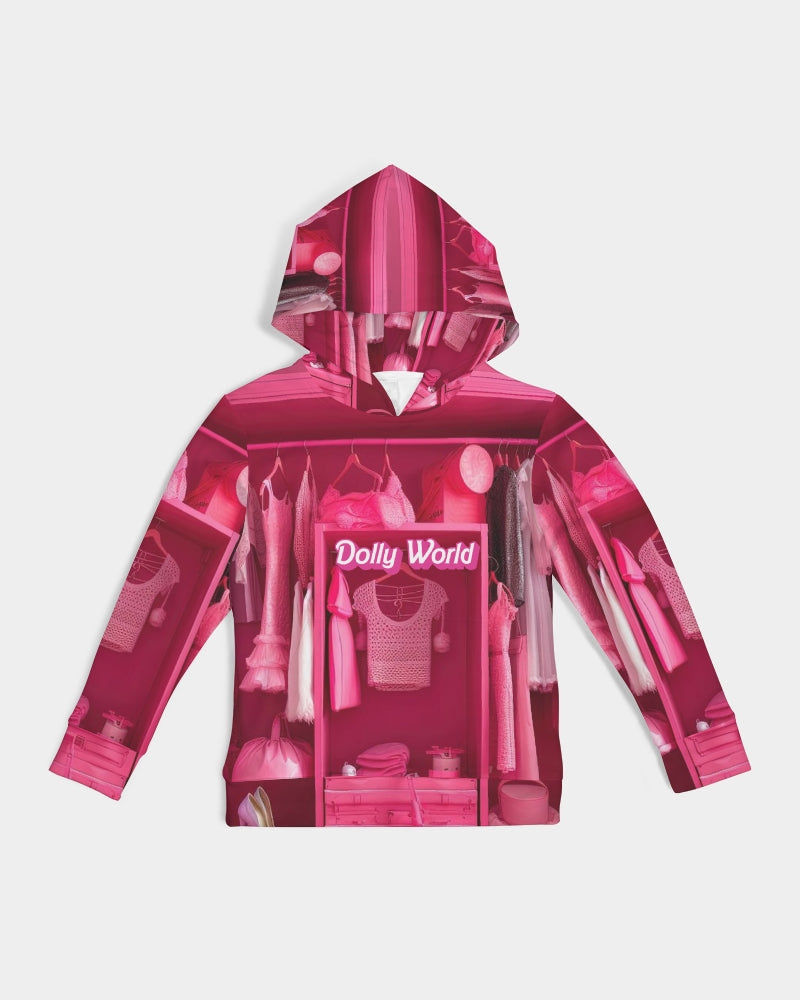 DOLLY WORLD BARBIE PINK CLOSET Kids Hoodie