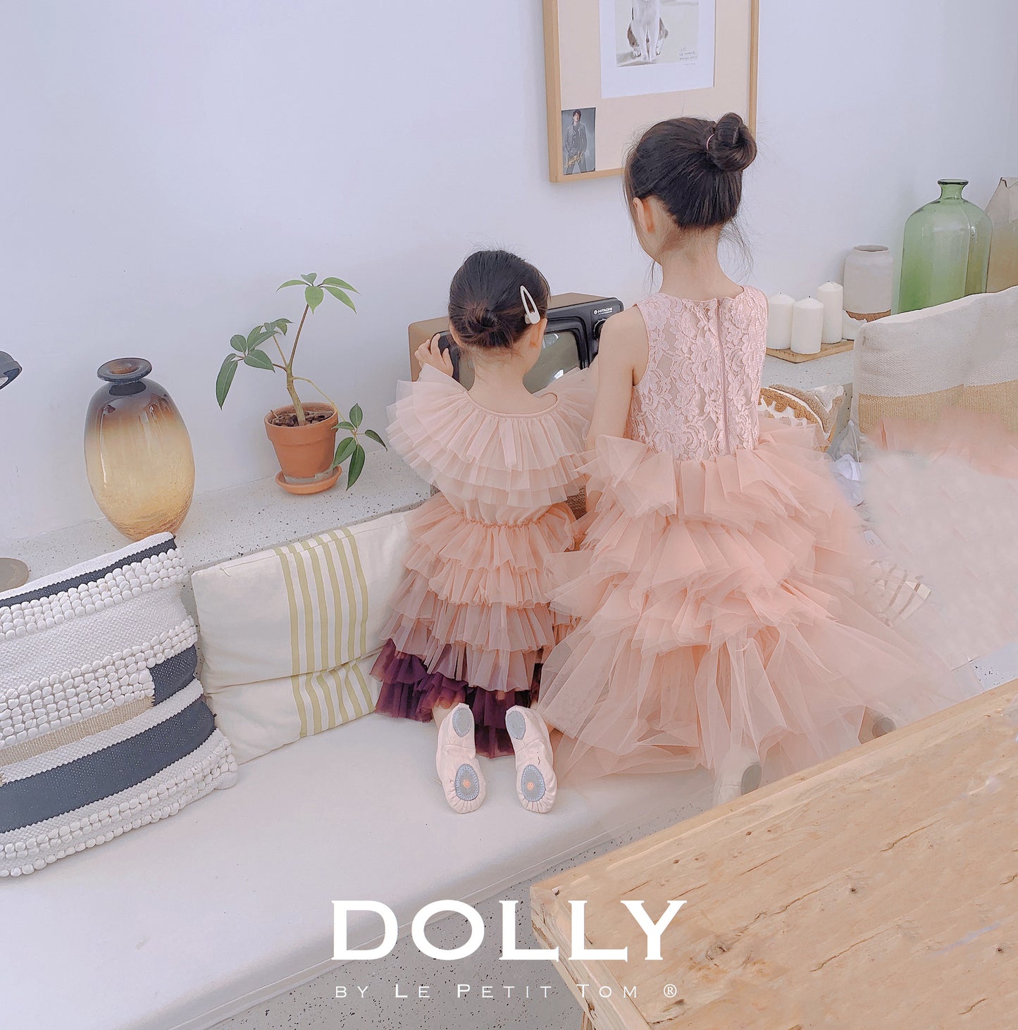 VESTIDO DOLLY DELICIOUS CAKE rosa ombre