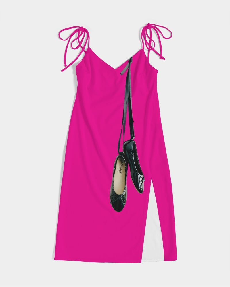 black dress with red roses Red Rose Black Overlay maxi Dress main image 1