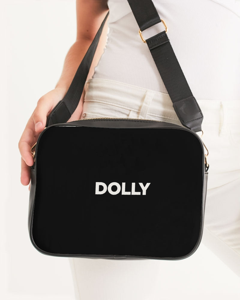 DOLLY LOGO Crossbody Bag black