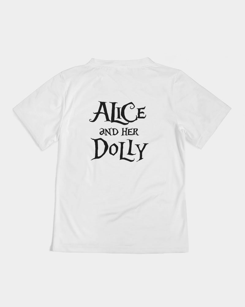 ALICE AND HER DOLLY DOODLING Kids Tee