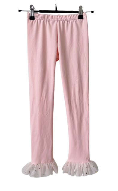DOLLY® COTTON LEGGINGS WITH STARS & MOON ⭐️ 🌙 TULLE ballet pink – DOLLY by  Le Petit Tom ®