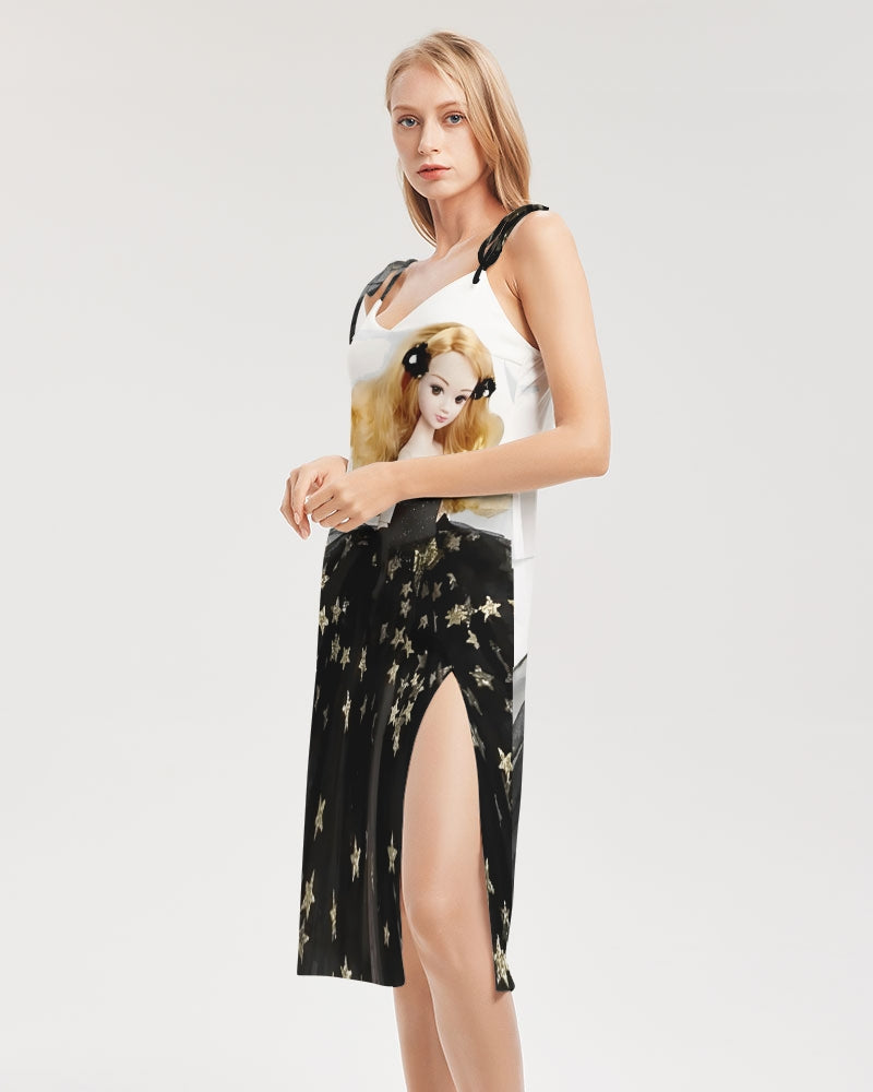 DOLLY® Fashion Doll Star Women's Tie Strap Split Dress