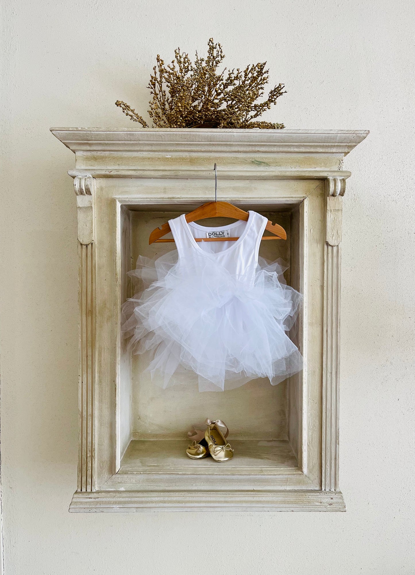 DOLLY by Le Petit Tom ® TIMELESS TUTU DRESS white