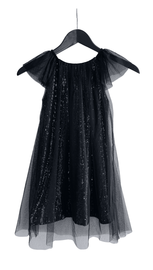 DOLLY by Le Petit Tom ® SEQUIN TULLE DRESS black