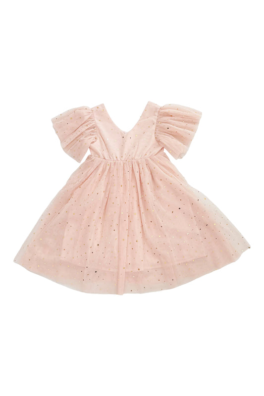 DOLLY ® STARS & MOON ⭐️ 🌙 TULLE PRINCESS DRESS ballet pink
