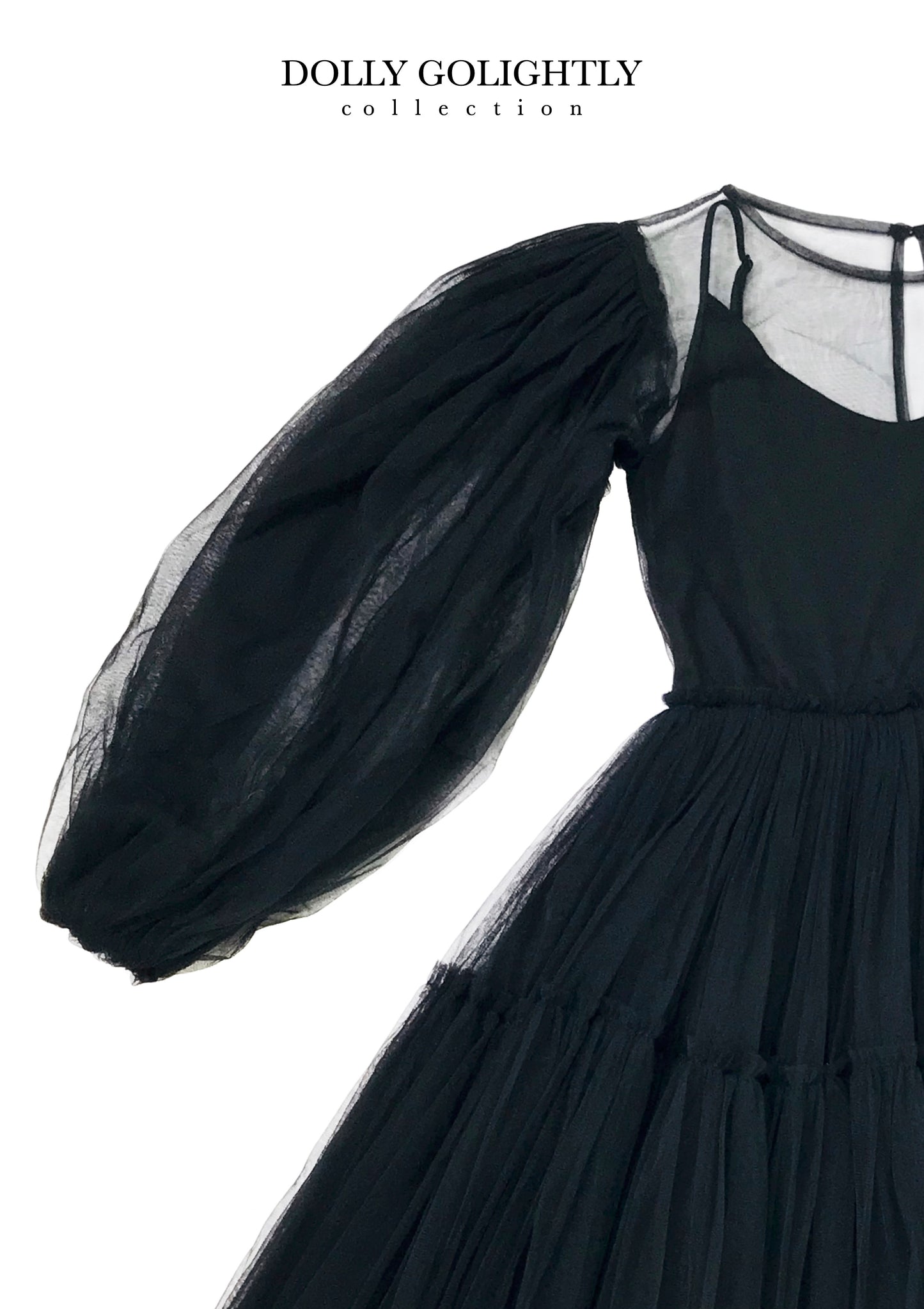 DOLLY GOLIGHTLY TEA TUTU DRESS black