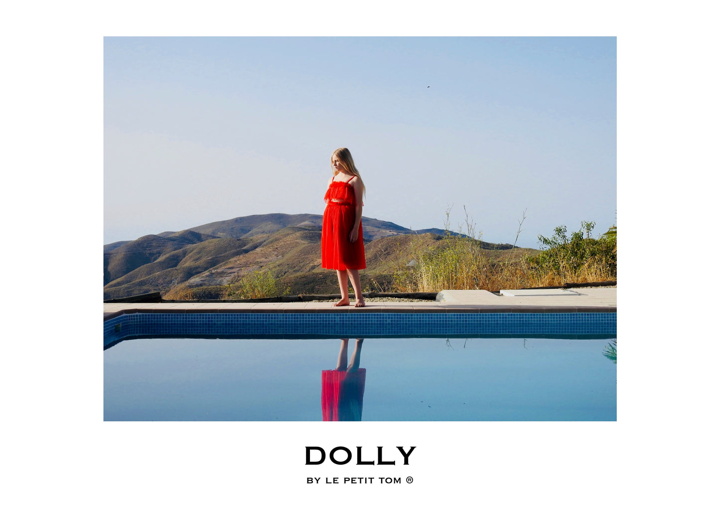 VESTIDO DE PLAYA DOLLY 2 WAY TUTU COVER UP rojo