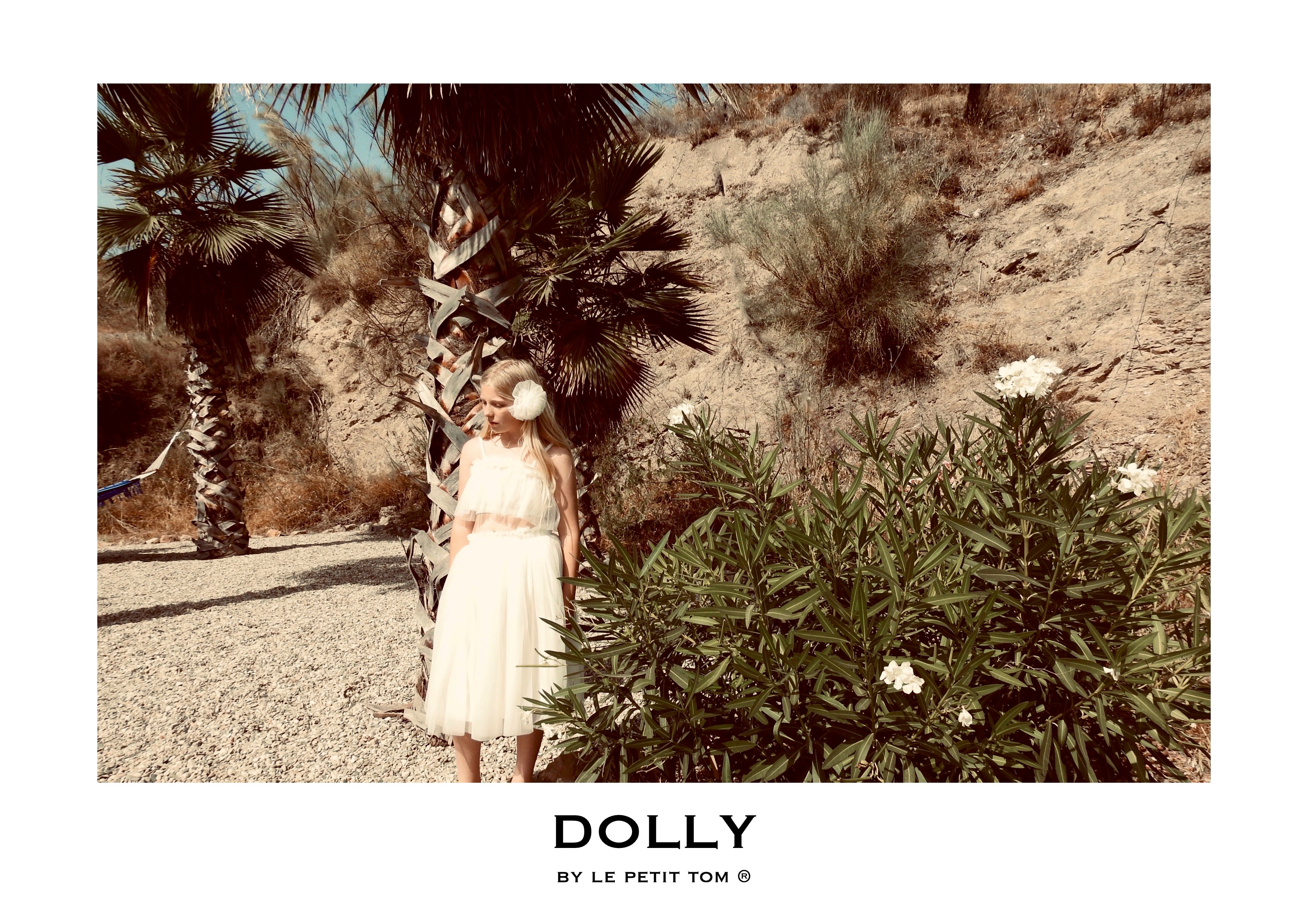 DOLLY 2 WAY TUTU VESTIDO BEACH COVER UP blanco roto