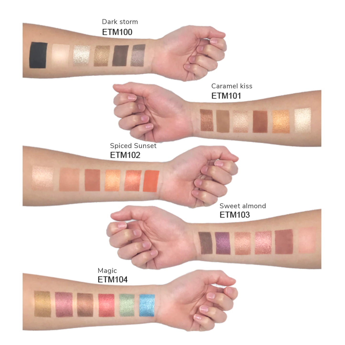 Paleta de sombras de ojos DOLLY - Caramel Kiss