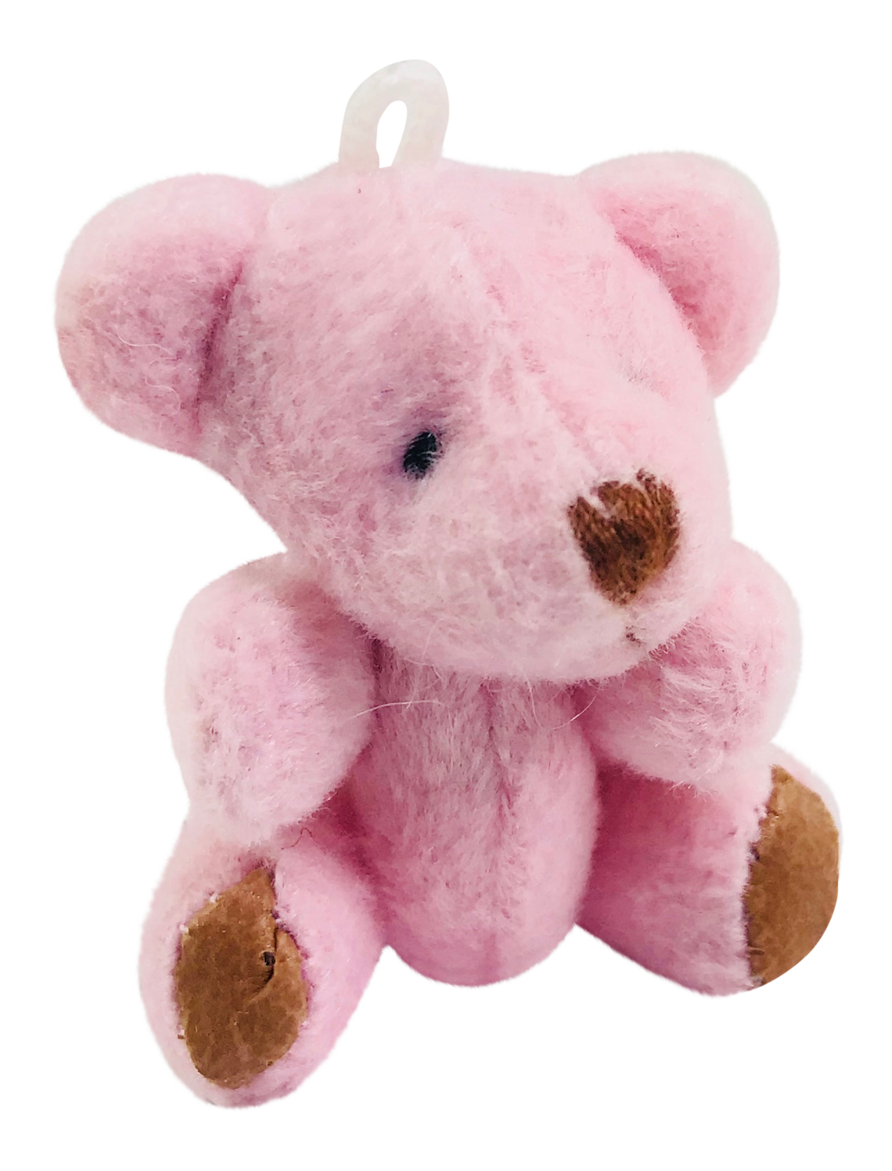 MINI JOINTED TEDDY BEAR 3,5cm. pink