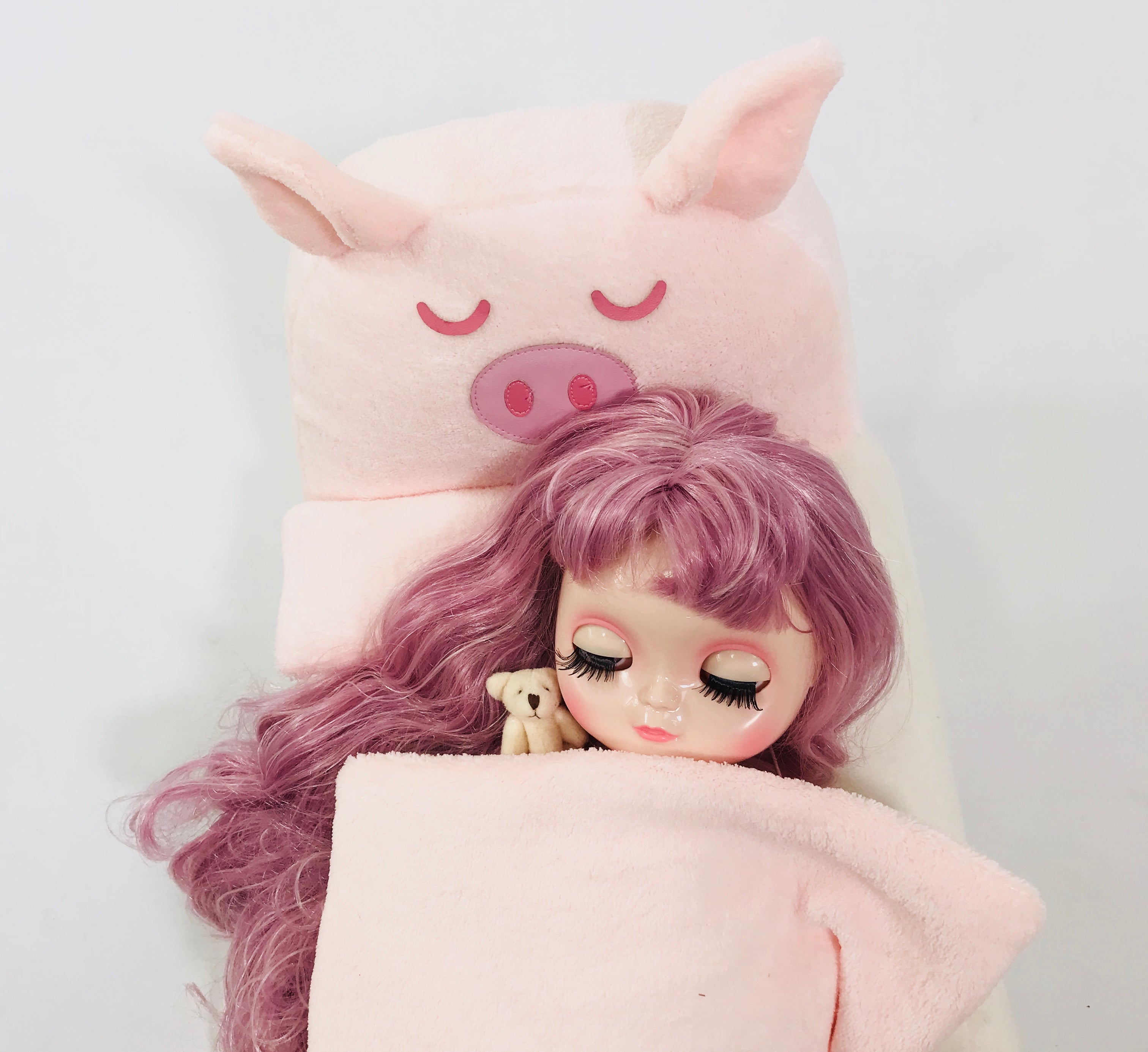 Muñeca ANGELA MINI PELUCHE ARTICULADO blanco roto