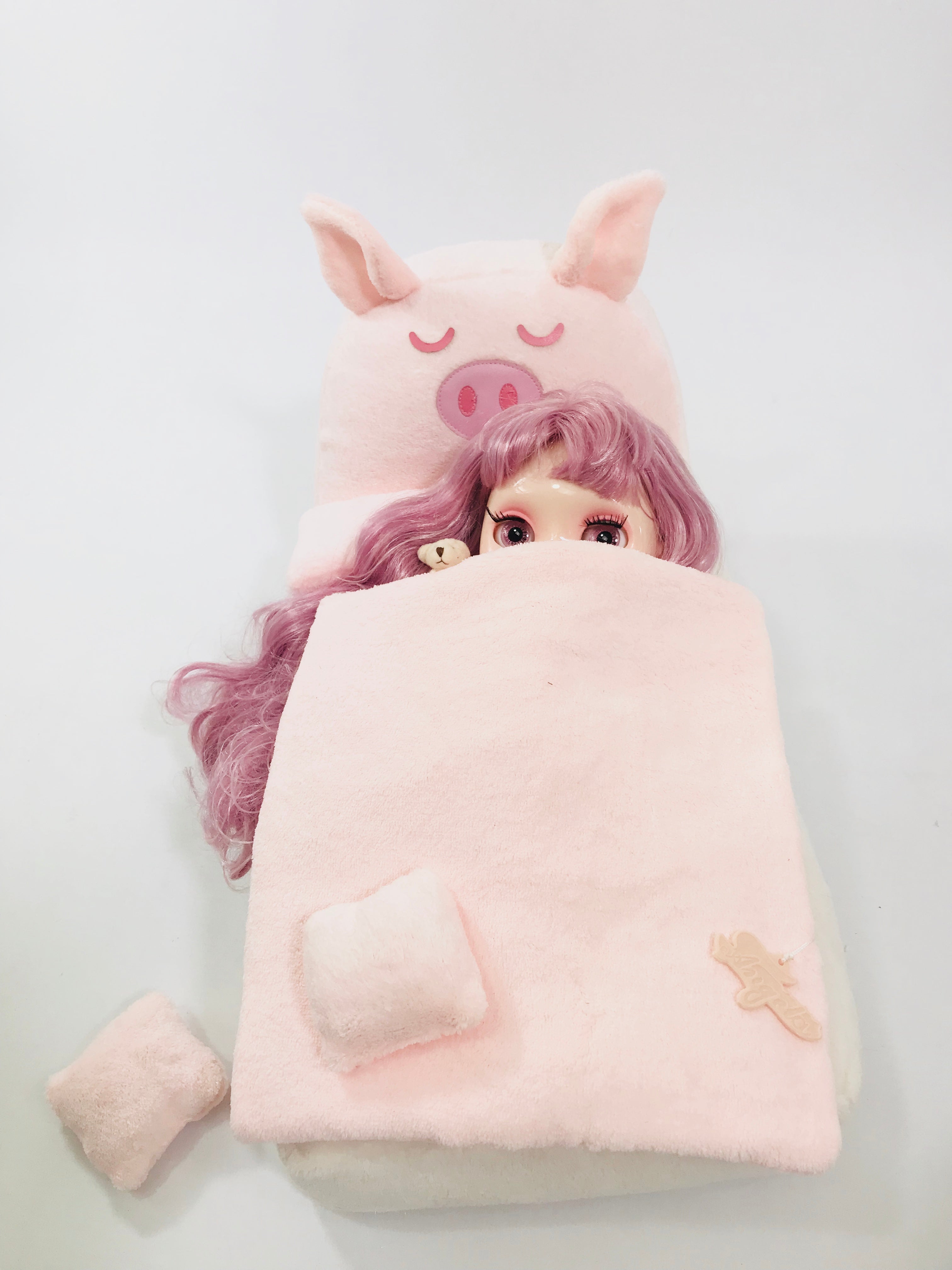 Muñeca ANGELA MINI PELUCHE ARTICULADO blanco roto