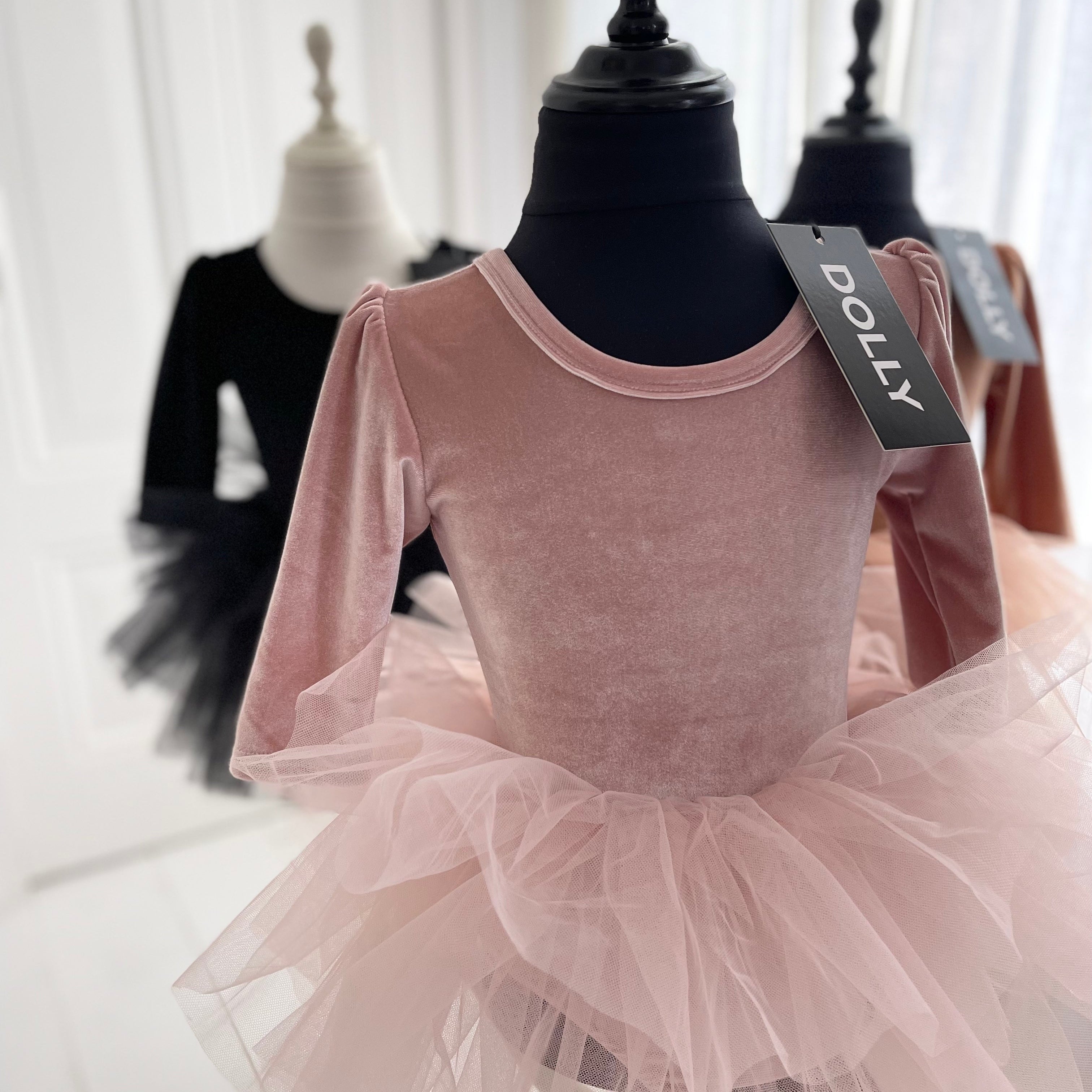 DOLLY VELVET PLANET TUTU DRESS pink