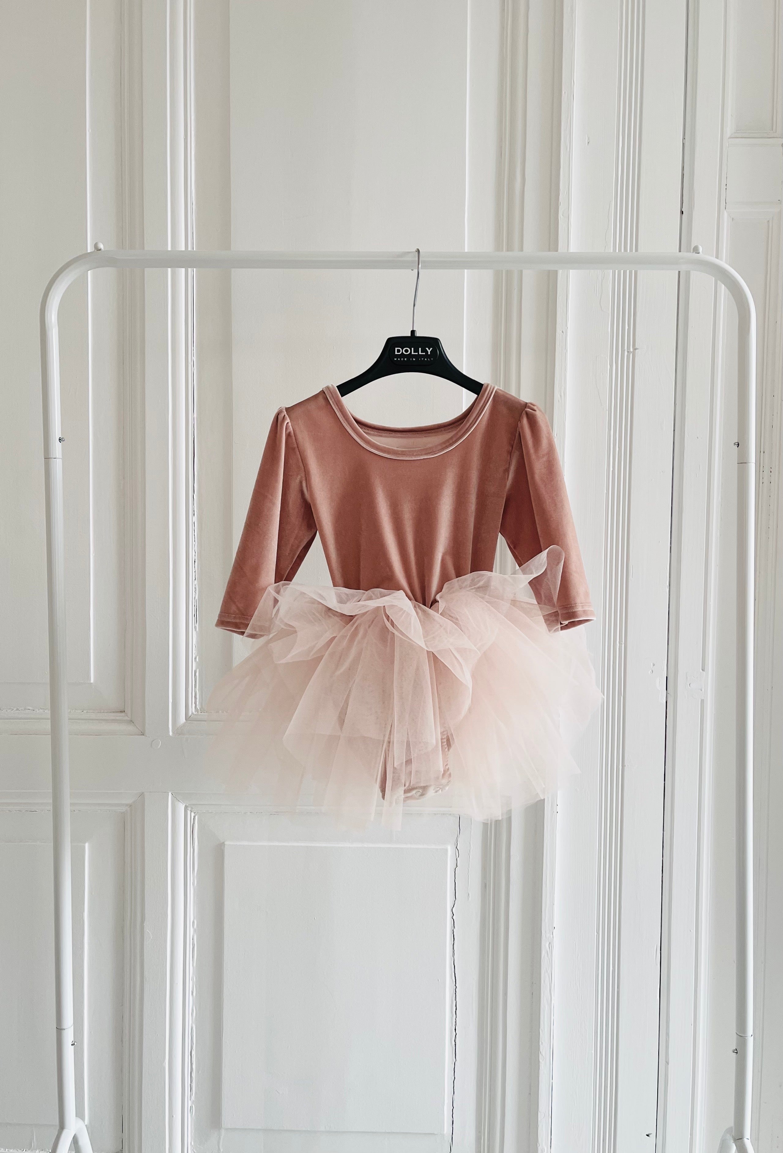 DOLLY VELVET PLANET TUTU DRESS pink