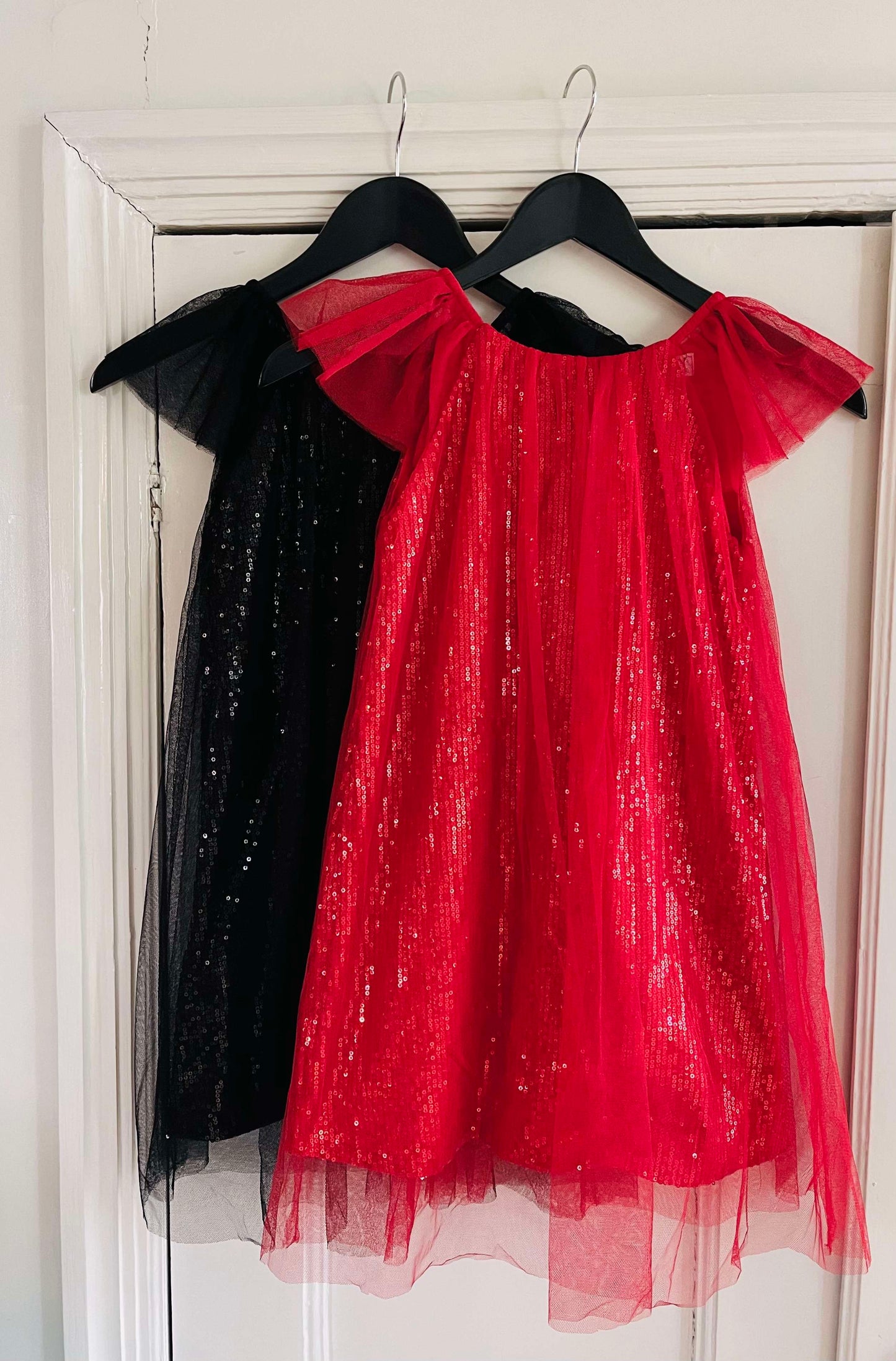 DOLLY by Le Petit Tom ® SEQUIN TULLE DRESS red