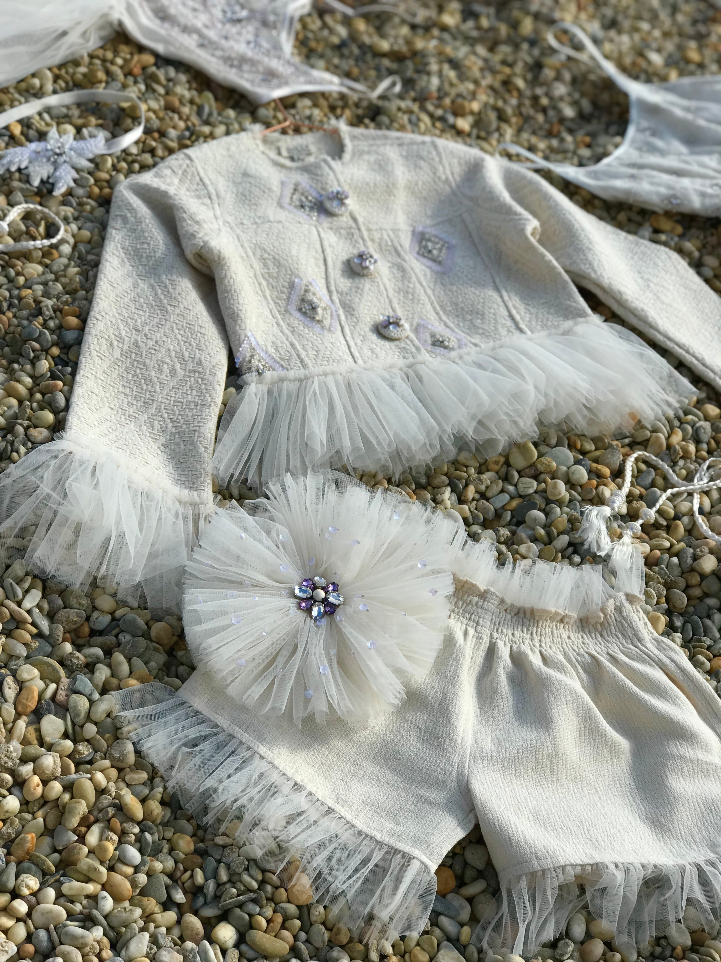 DOLLY by Le Petit Tom ® JEWELER'S CRYSTALS shorts de bailarina