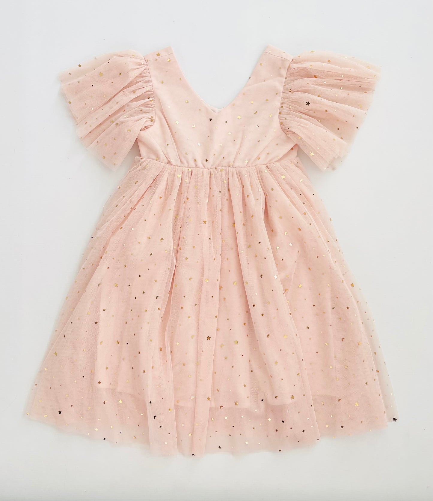 DOLLY ® STARS & MOON ⭐️ 🌙 TULLE PRINCESS DRESS ballet pink