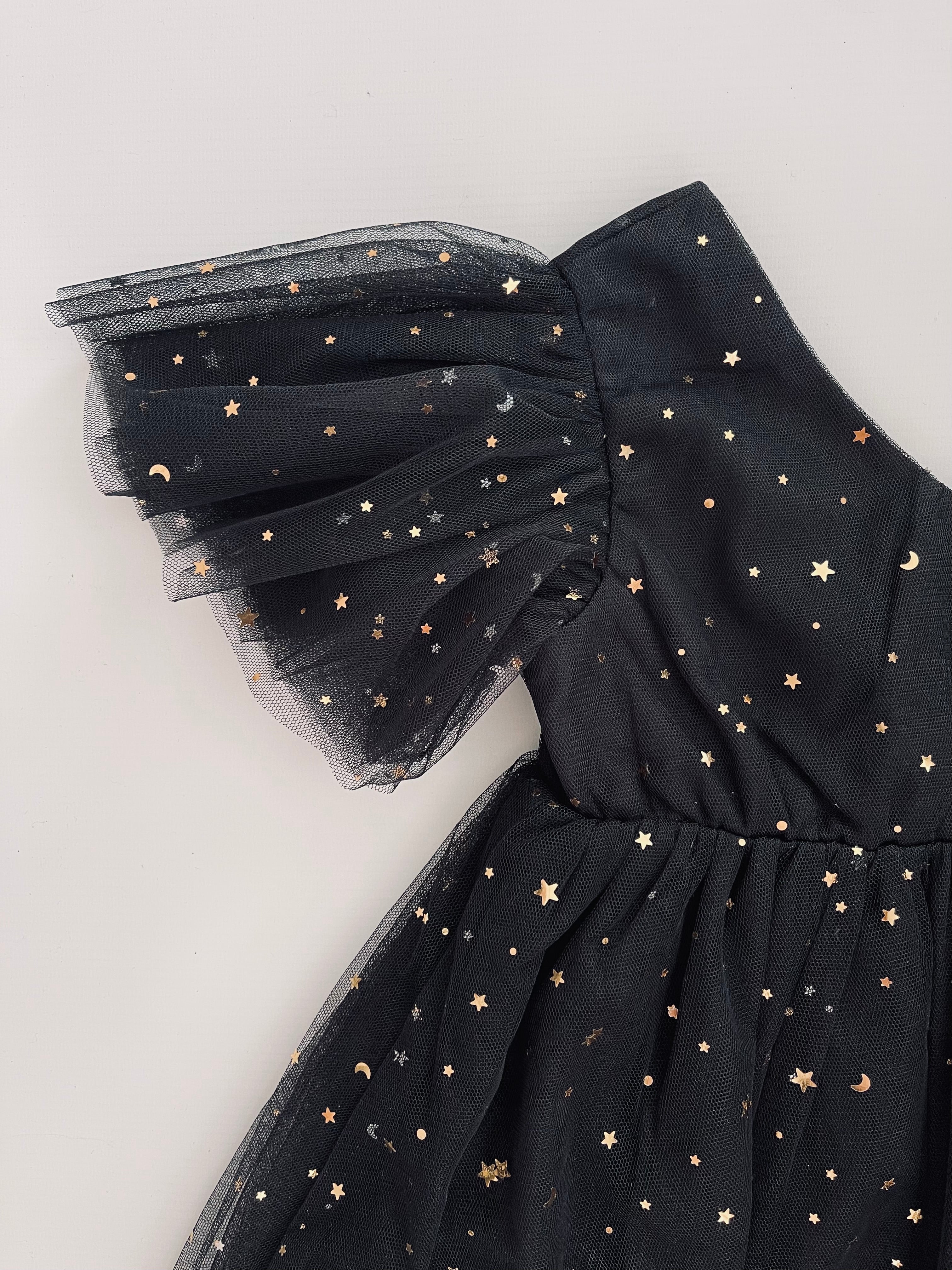 DOLLY ® STARS & MOON ⭐️ 🌙 TULLE PRINCESS DRESS black