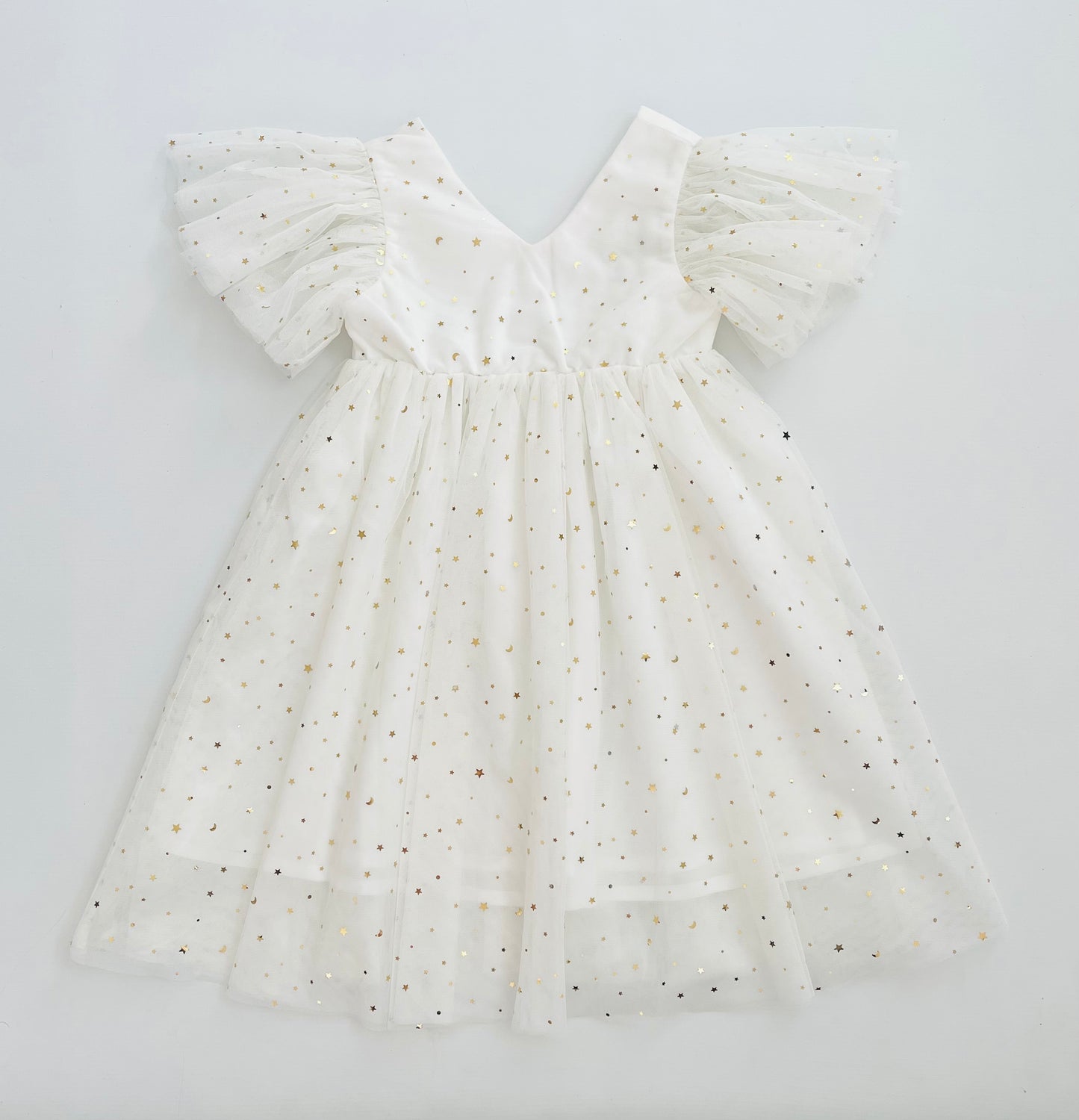 DOLLY ® STARS & MOON ⭐️ 🌙 TULLE PRINCESS DRESS white