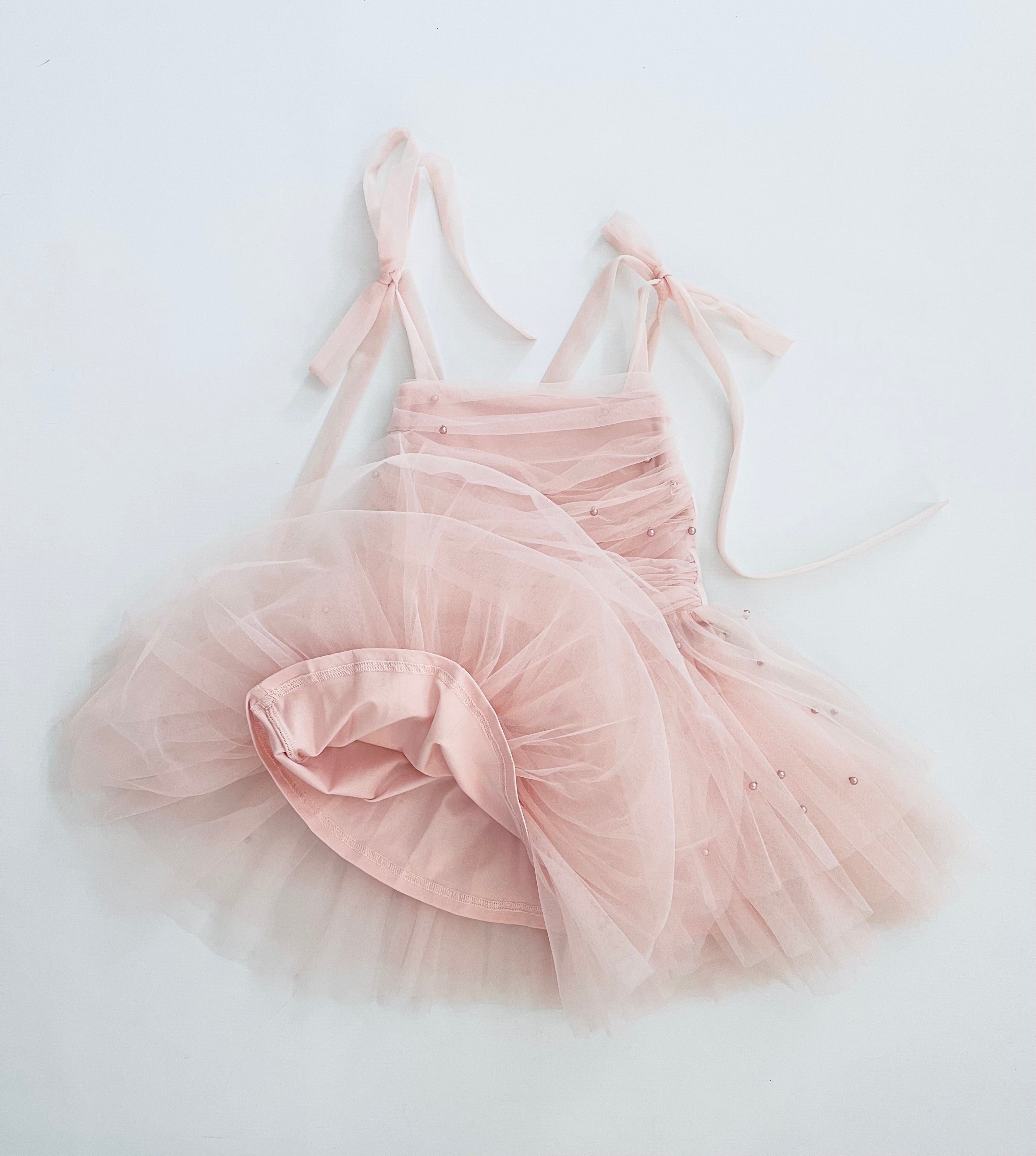 DOLLY® PEARL TULLE BALLERINA DRESS dollypink ⚪