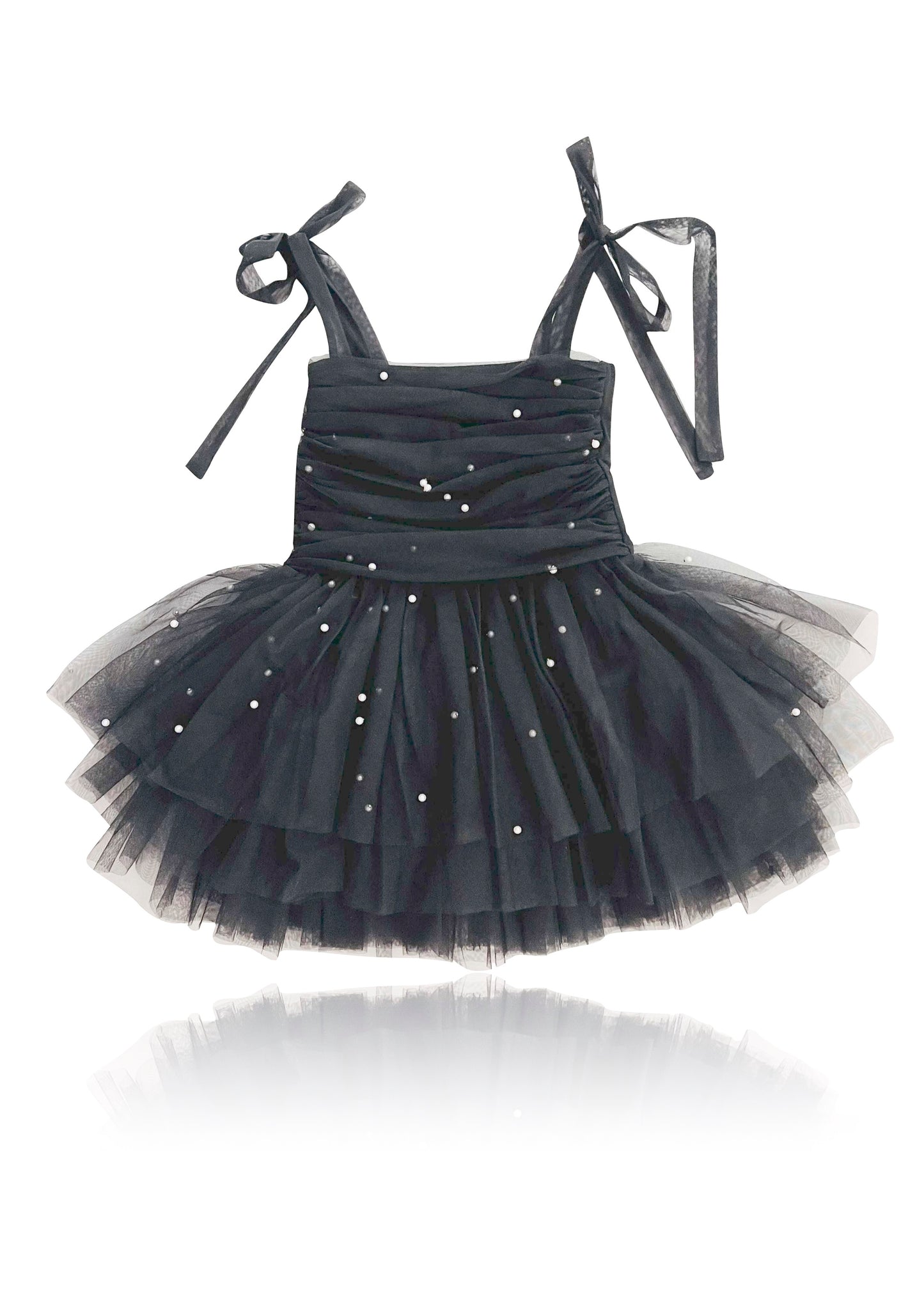 DOLLY® PEARL TULLE BALLERINA DRESS black  ⚪