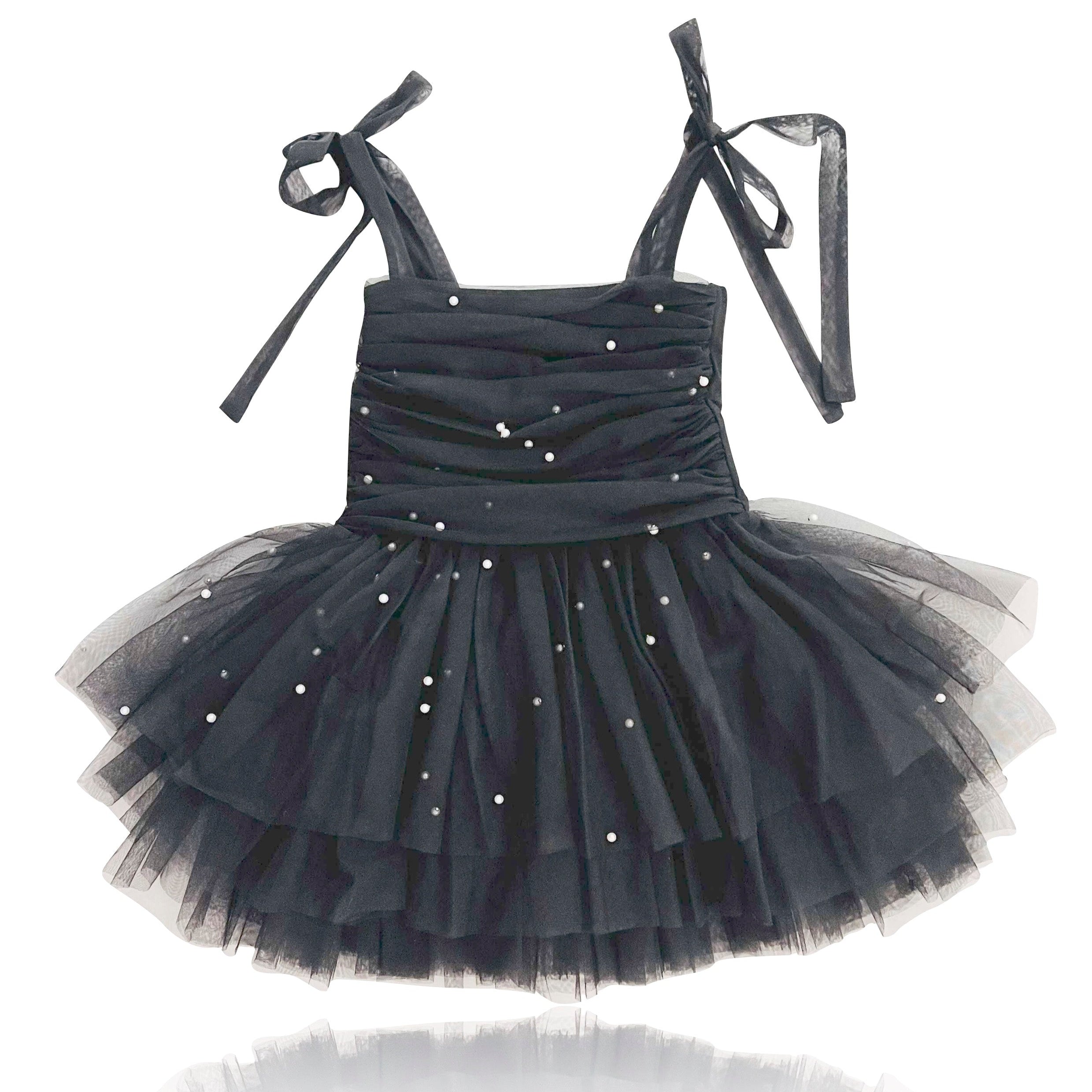 DOLLY® PEARL TULLE BALLERINA DRESS black ⚪