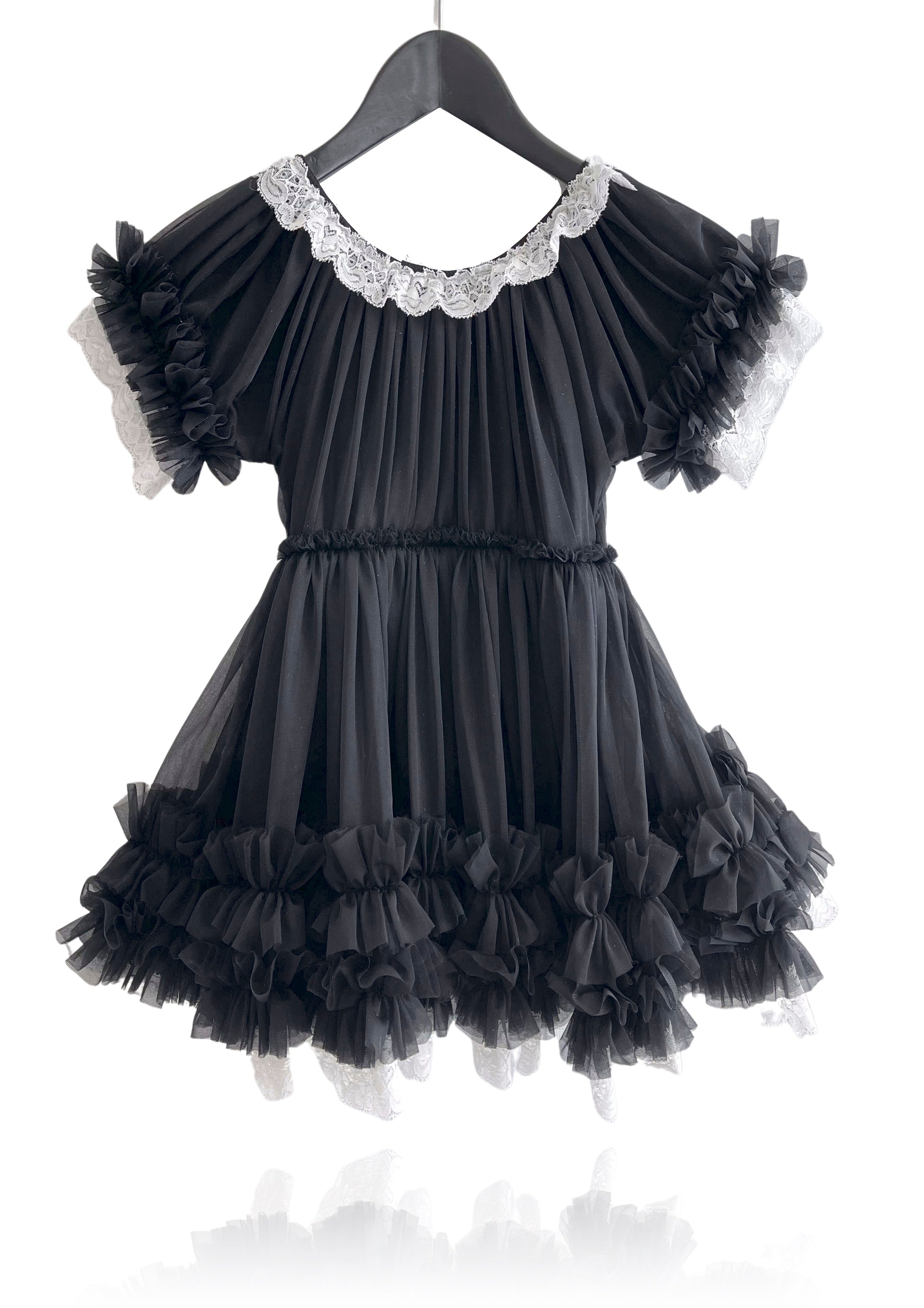 VESTIDO CON VOLANTES DOLLY by Le Petit Tom ® rosa ballet
