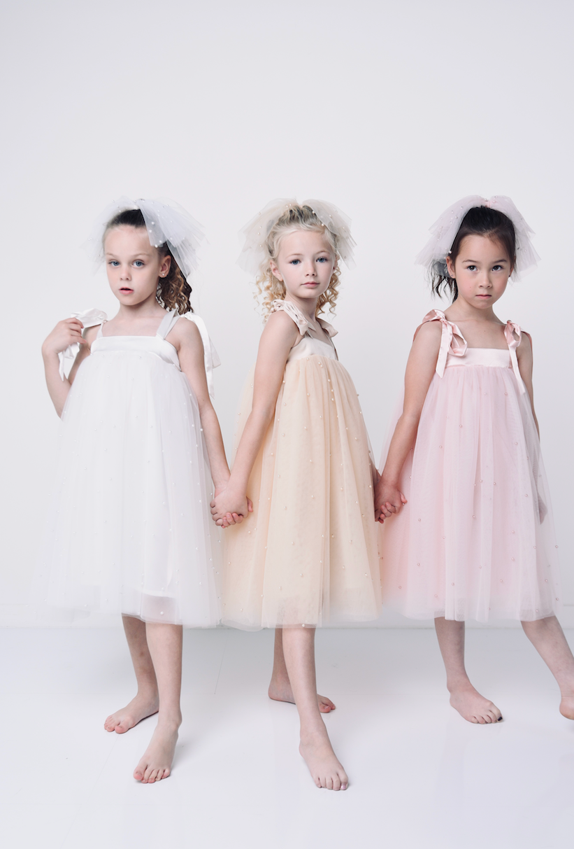 DOLLY® PEARL 2-CUTE TULLE DRESS cream ⚪