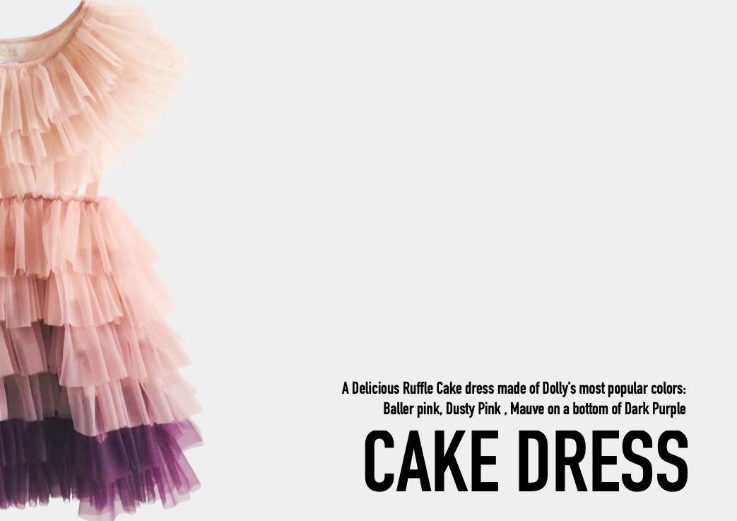 VESTIDO DOLLY DELICIOUS CAKE rosa ombre