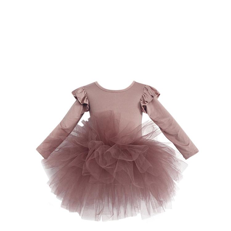 Baby long sales sleeve tutu dress