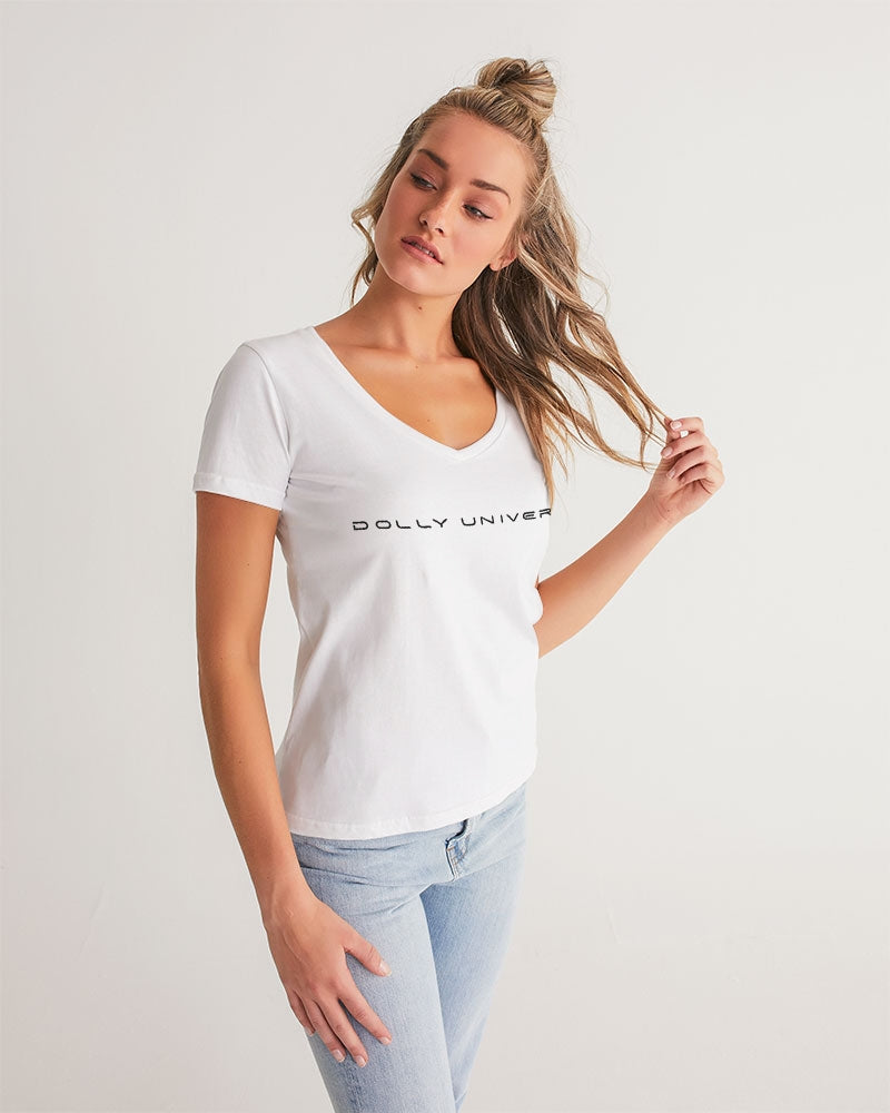 DOLLY UNIVERSE Women's V-Neck Tee