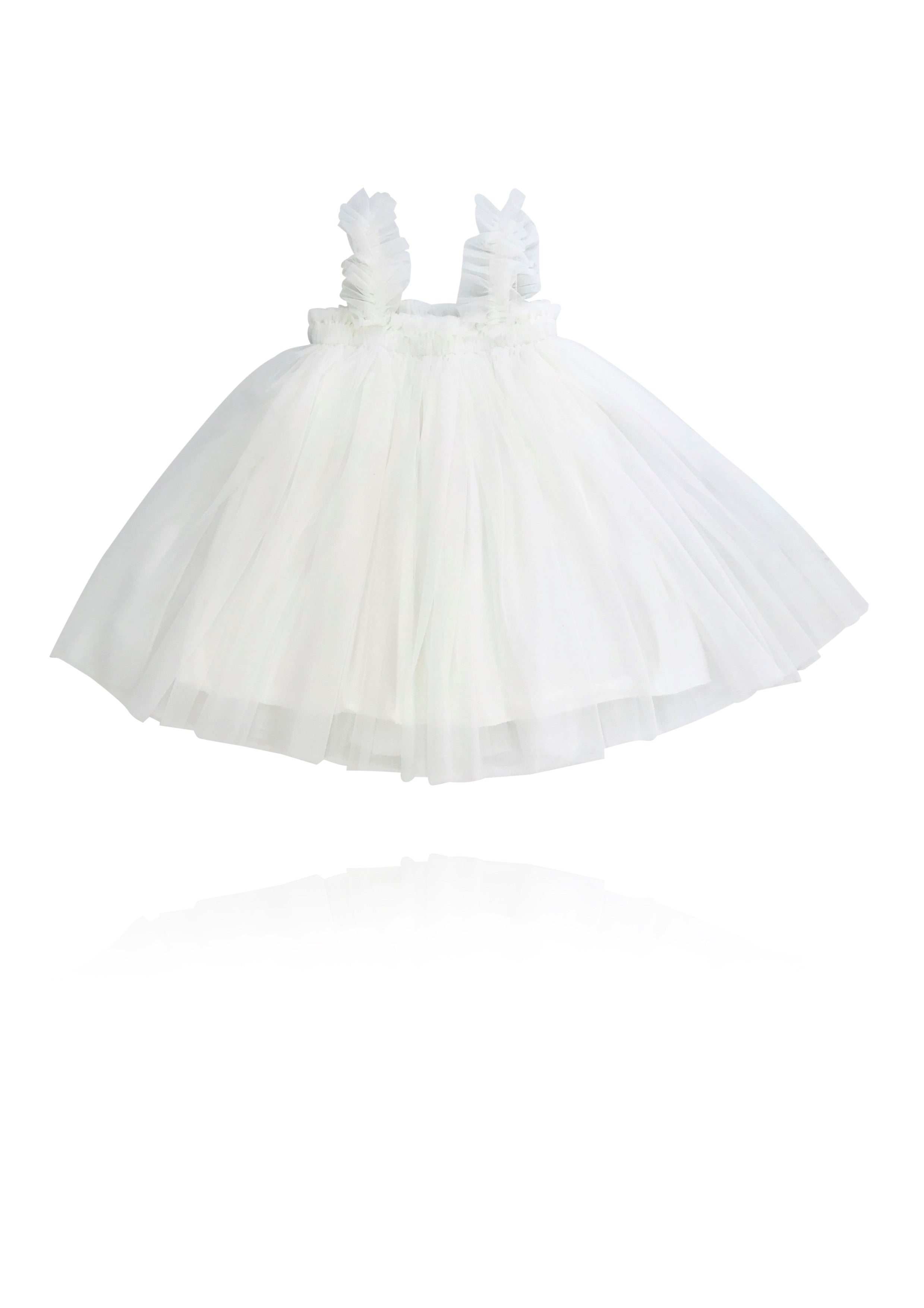 DOLLY 2 WAY TUTU VESTIDO BEACH COVER UP blanco roto
