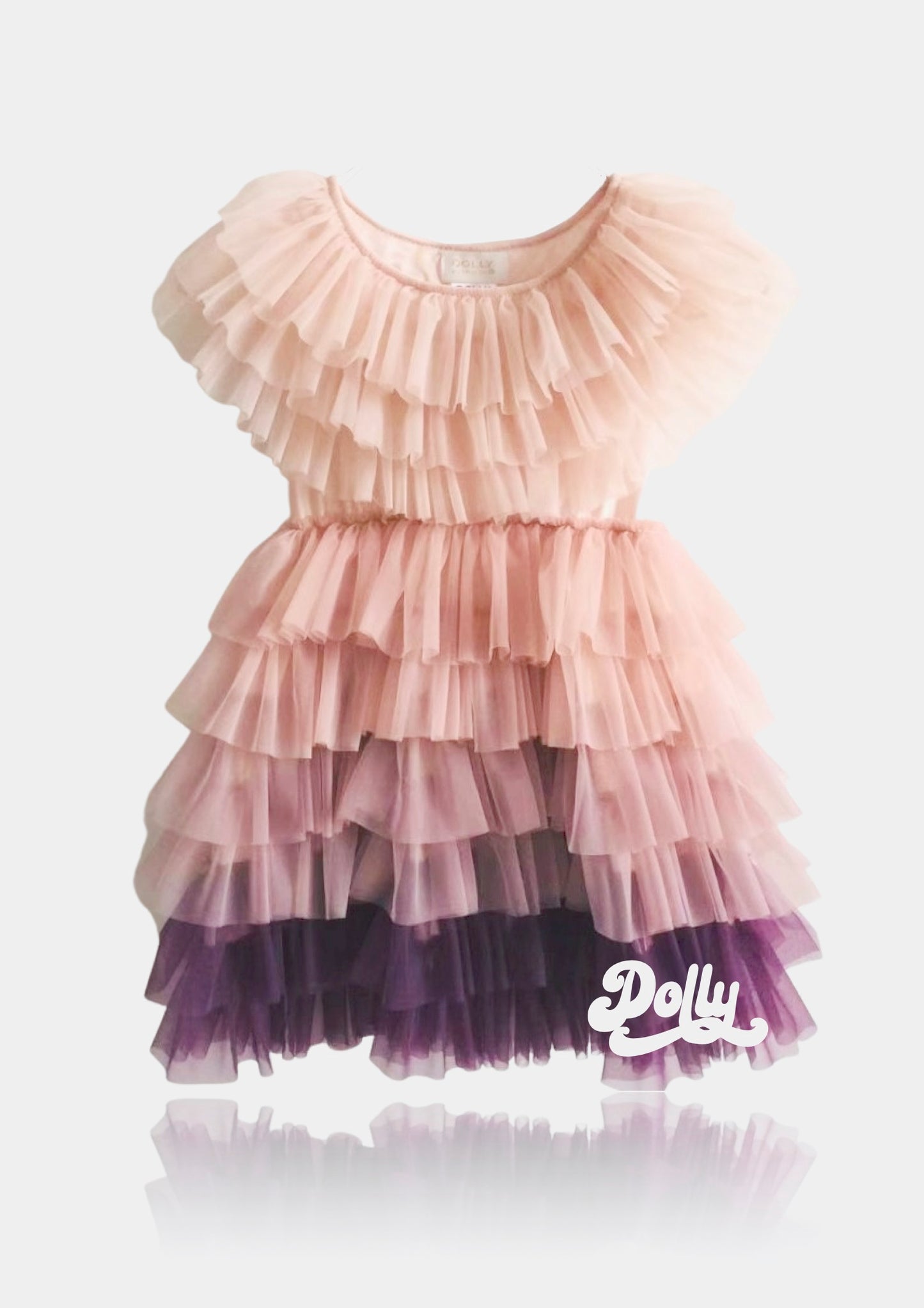 VESTIDO DOLLY DELICIOUS CAKE rosa ombre