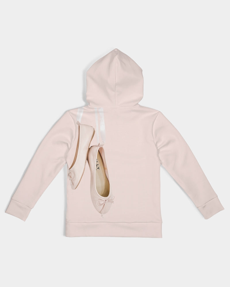 NOT WITHOUT MY DOLLY BALLERINAS WITH PINK BALLERINAS Kids Hoodie