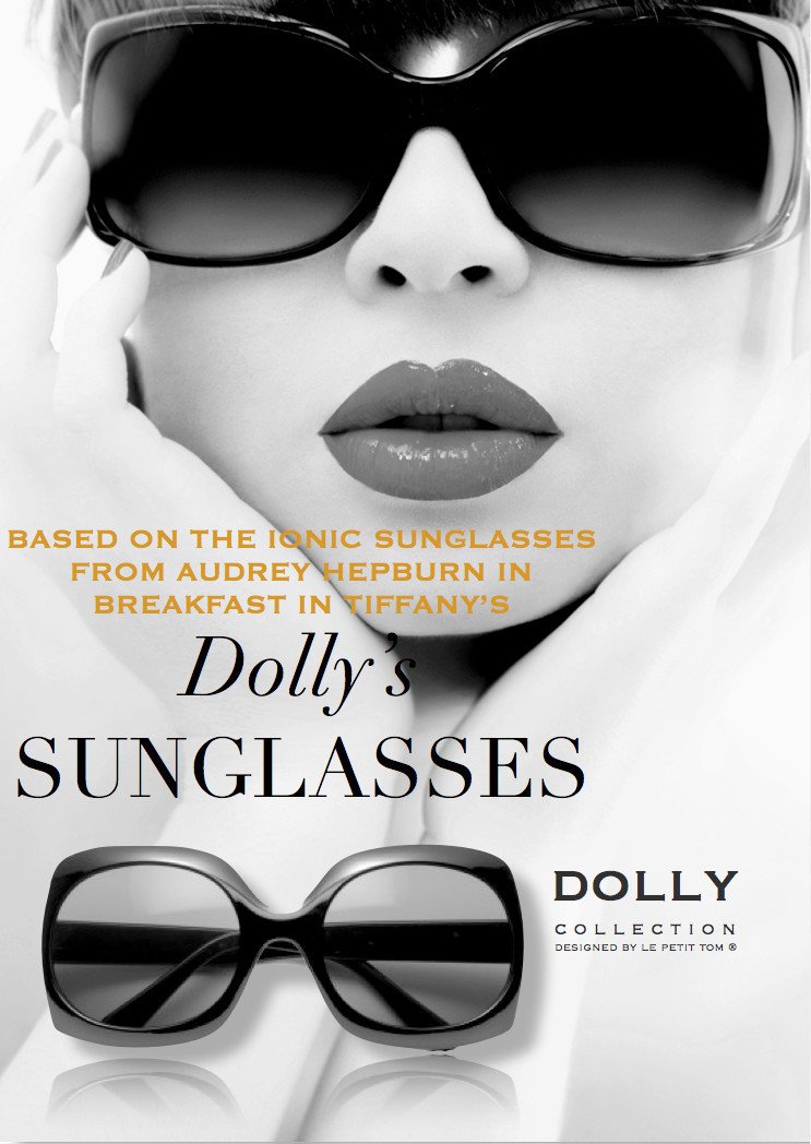 DOLLY by Le Petit Tom ® Retro SUNGLASSES black - DOLLY by Le Petit Tom ®