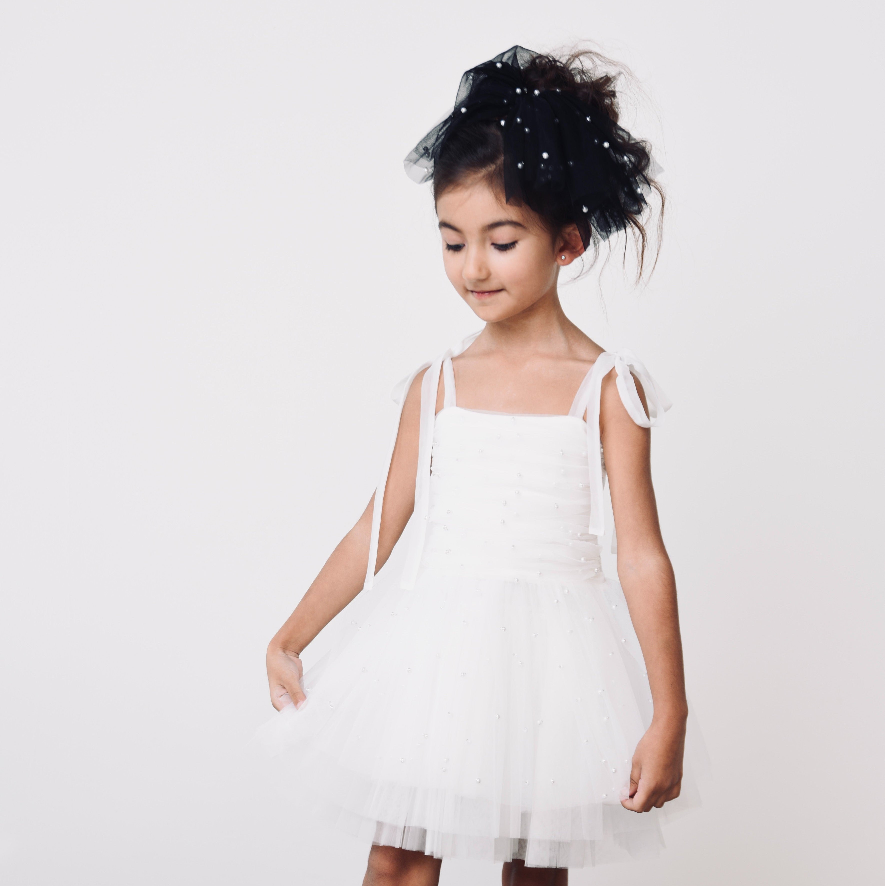 DOLLY® PEARL TULLE BALLERINA DRESS white ⚪
