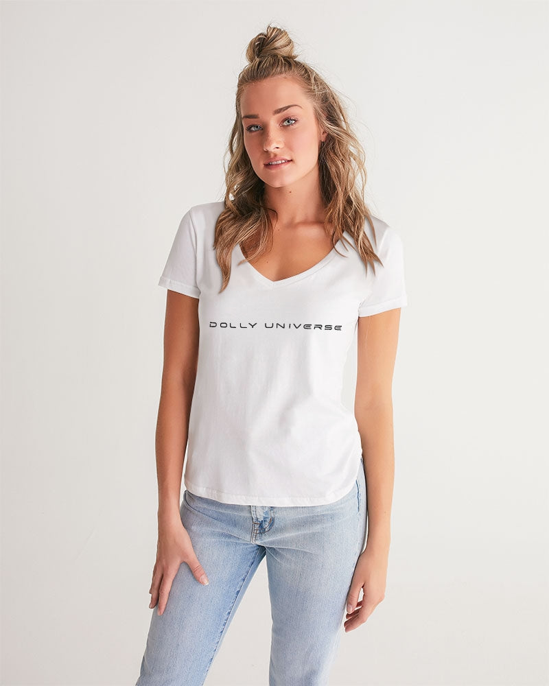 DOLLY UNIVERSE Women's V-Neck Tee