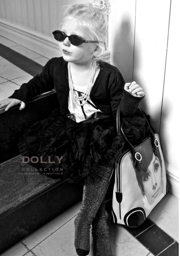 DOLLY by Le Petit Tom ® AUDREY HEPBURN pettiskirt black - DOLLY by Le Petit Tom ®