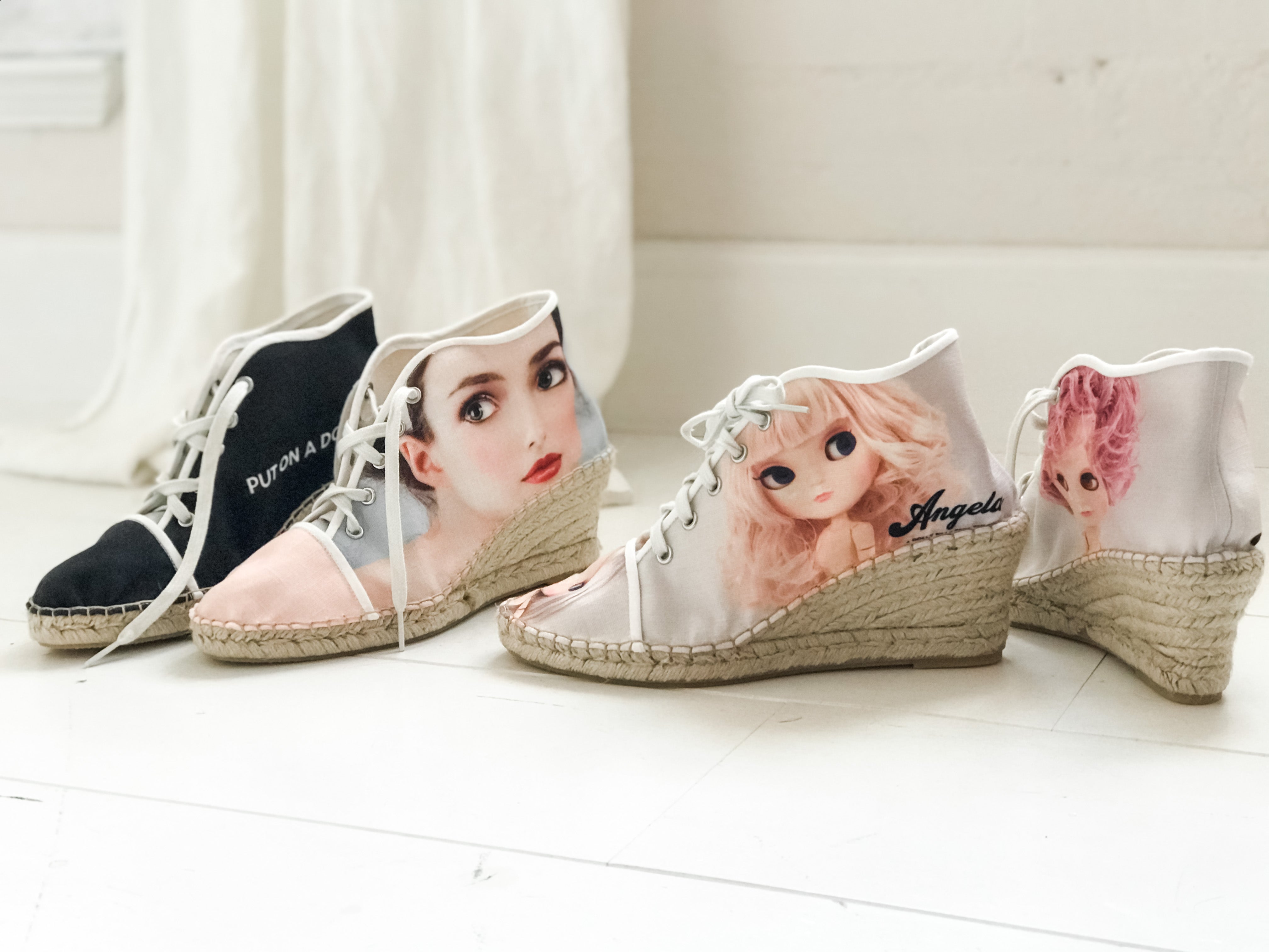 DOLLY's new Footwear Stunning Wedge Espadrilles DOLLY by Le Petit Tom