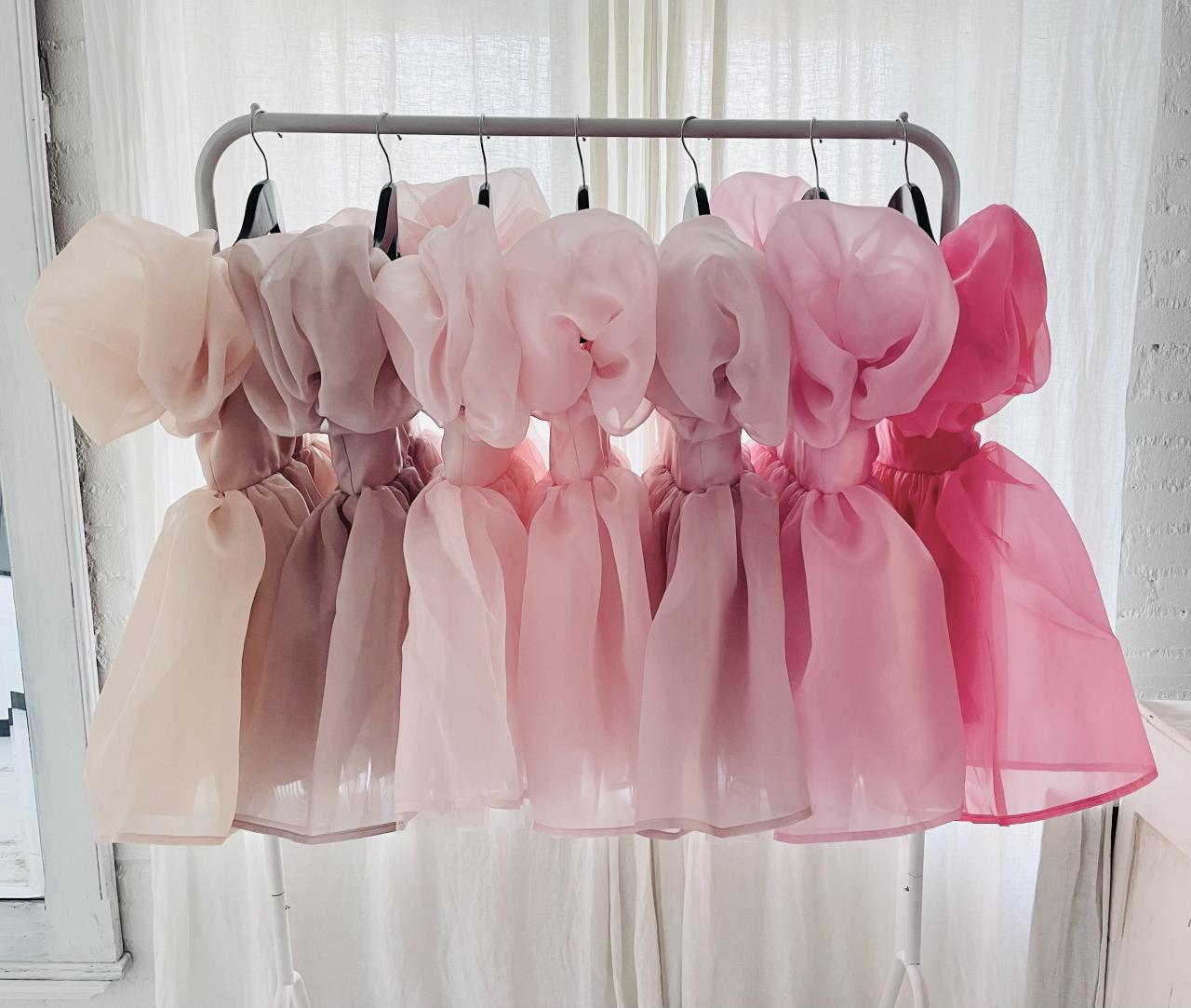 DOLLY's V-back Puff dress Now in 15 Colors!
