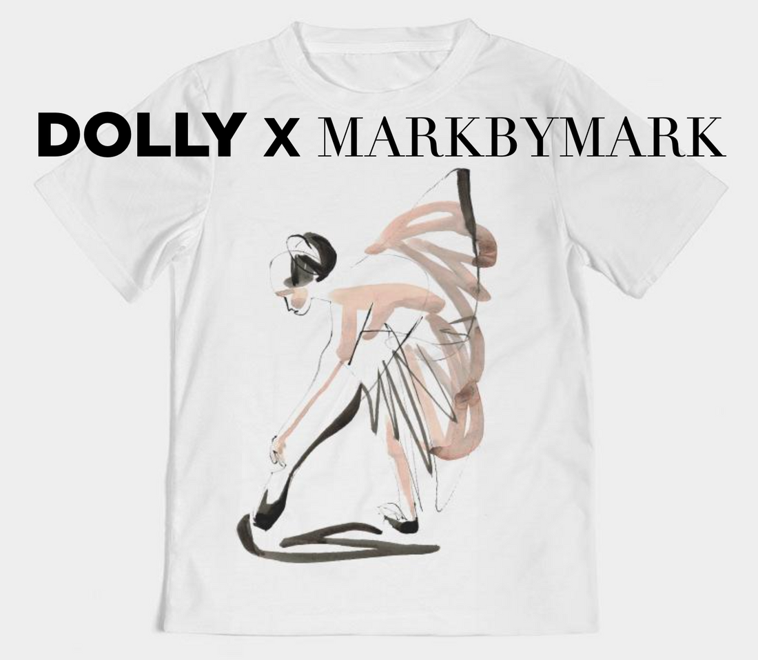 DOLLY X MARKBYMARK - Watercolor Ballerina T-shirts & Merch
